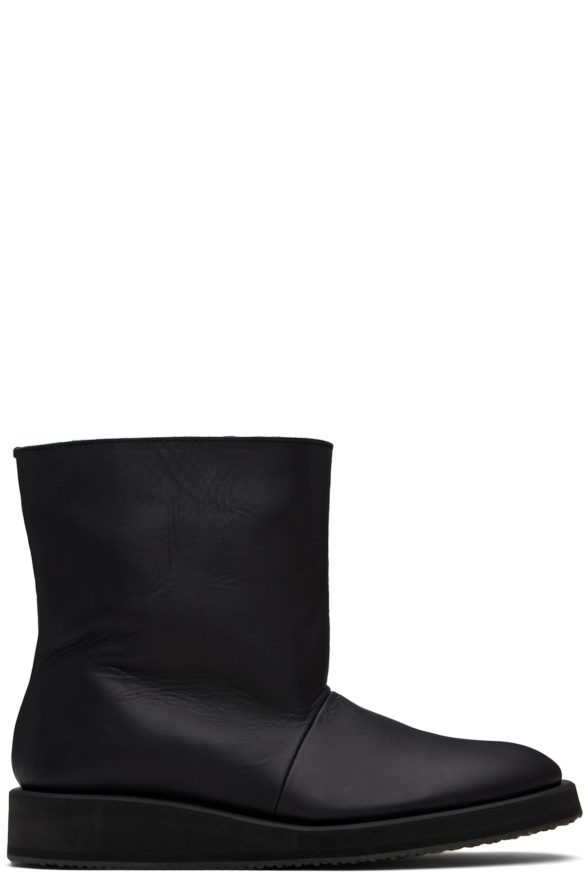 Black Soft Matt BK High-Top Boots