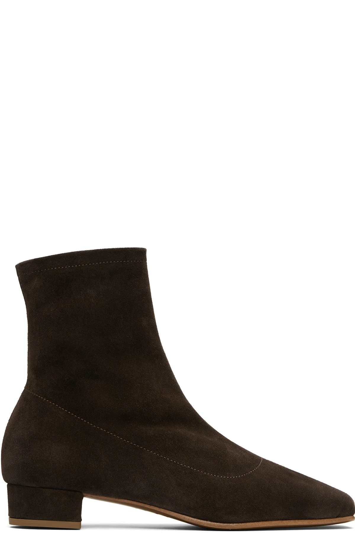 Brown Este Suede Leather Boots