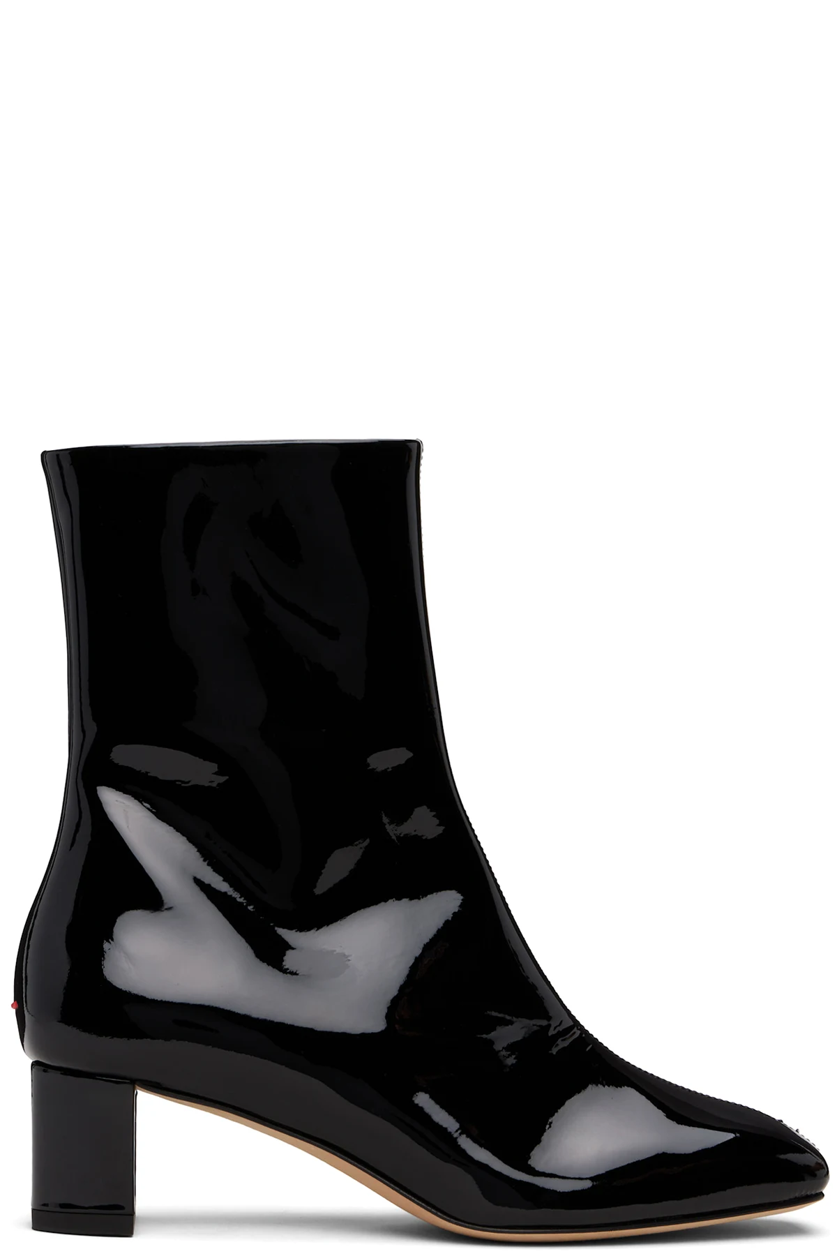 Black Millie Patent Leather Boots