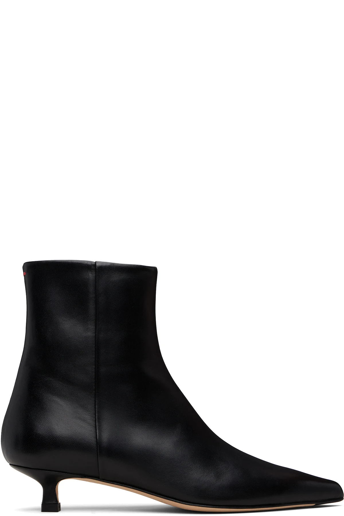 Black Sofie Leather Ankle Boots