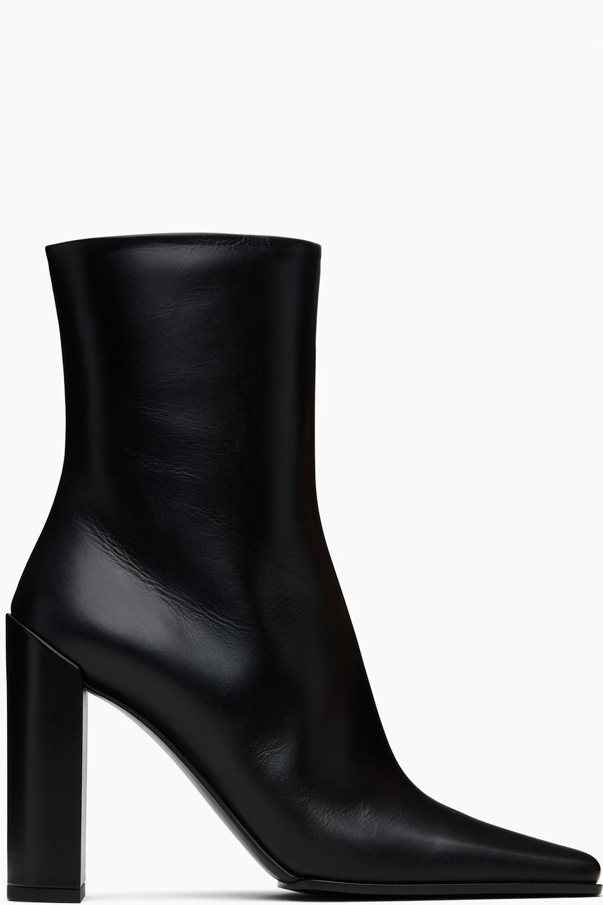 Black Soft Calf 90 Ankle Boots