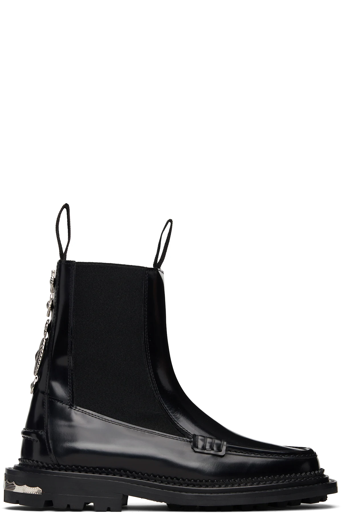 Black Polido Chelsea Boots