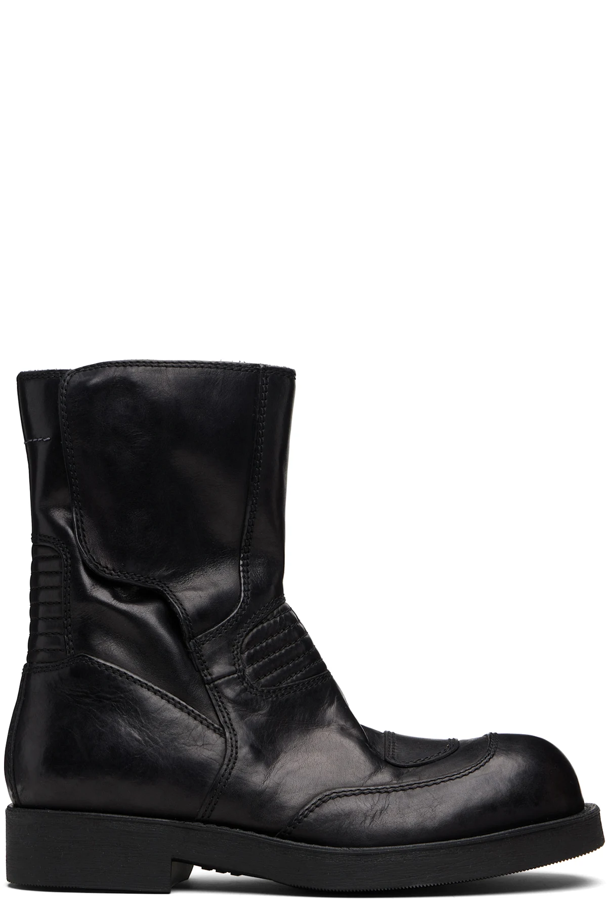 Black Biker Boots