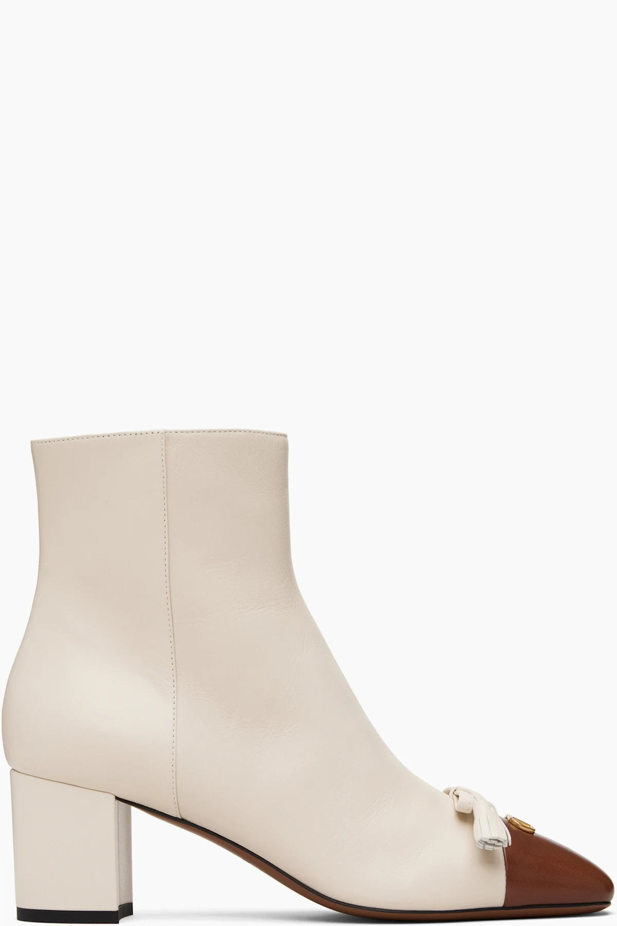 Off-White 'Valet Du Roi' Kidskin Leather Ankle Boots