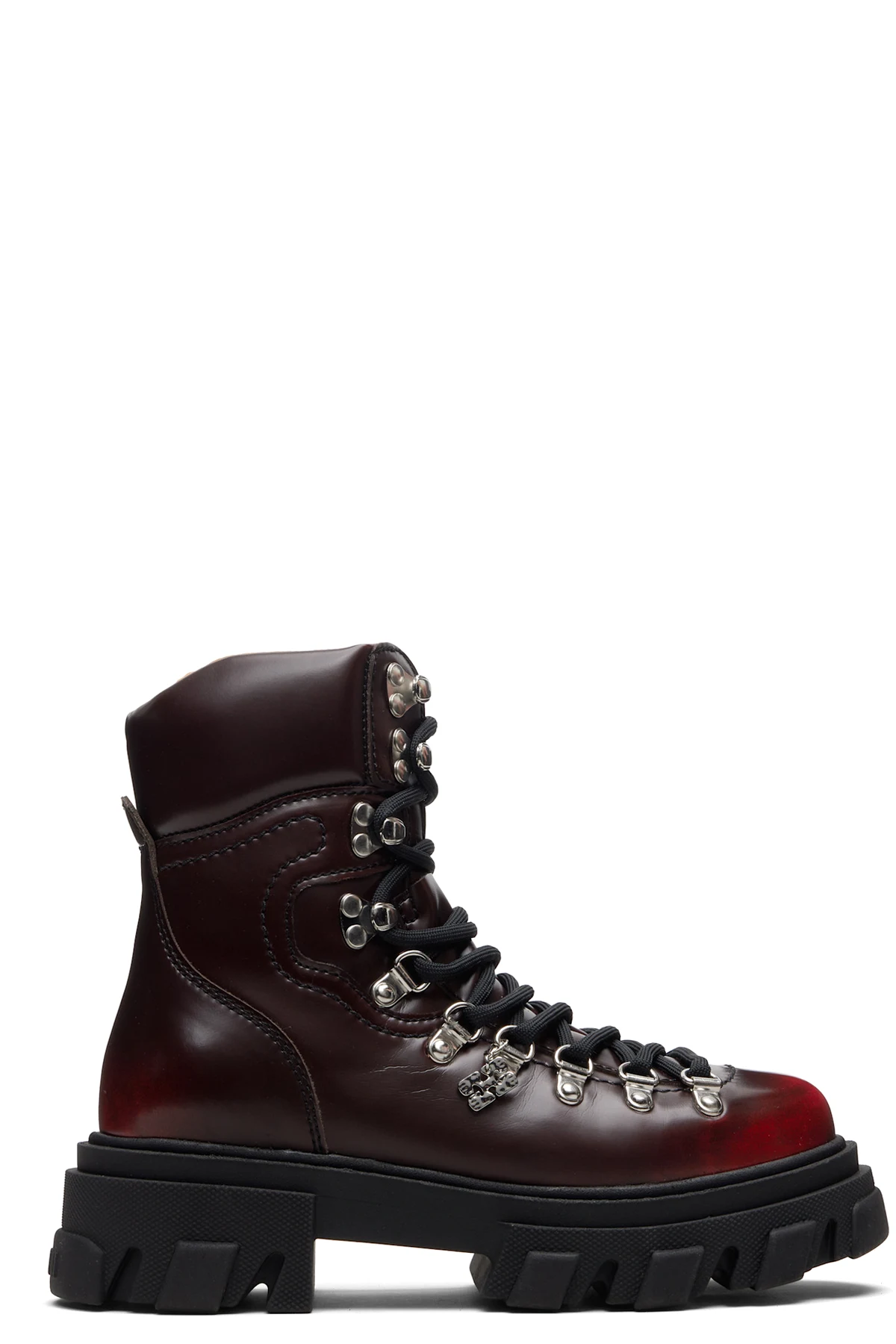 Burgundy Cleated Mountain Boots