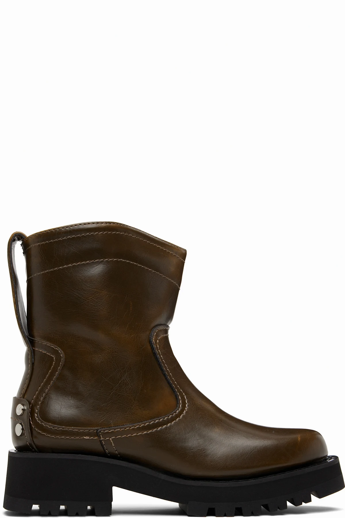 Khaki Low Oleatex Boots