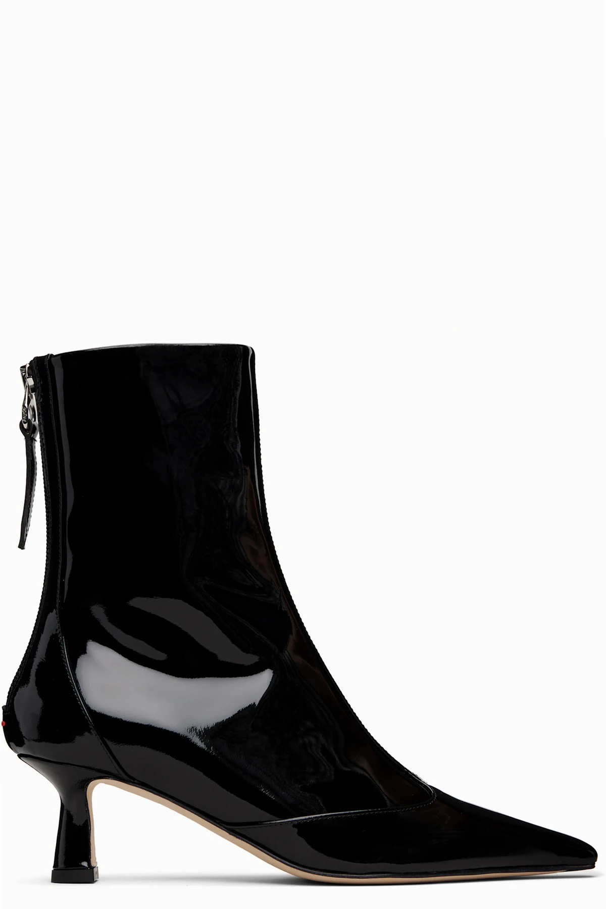 Black Sila Patent Leather Boots