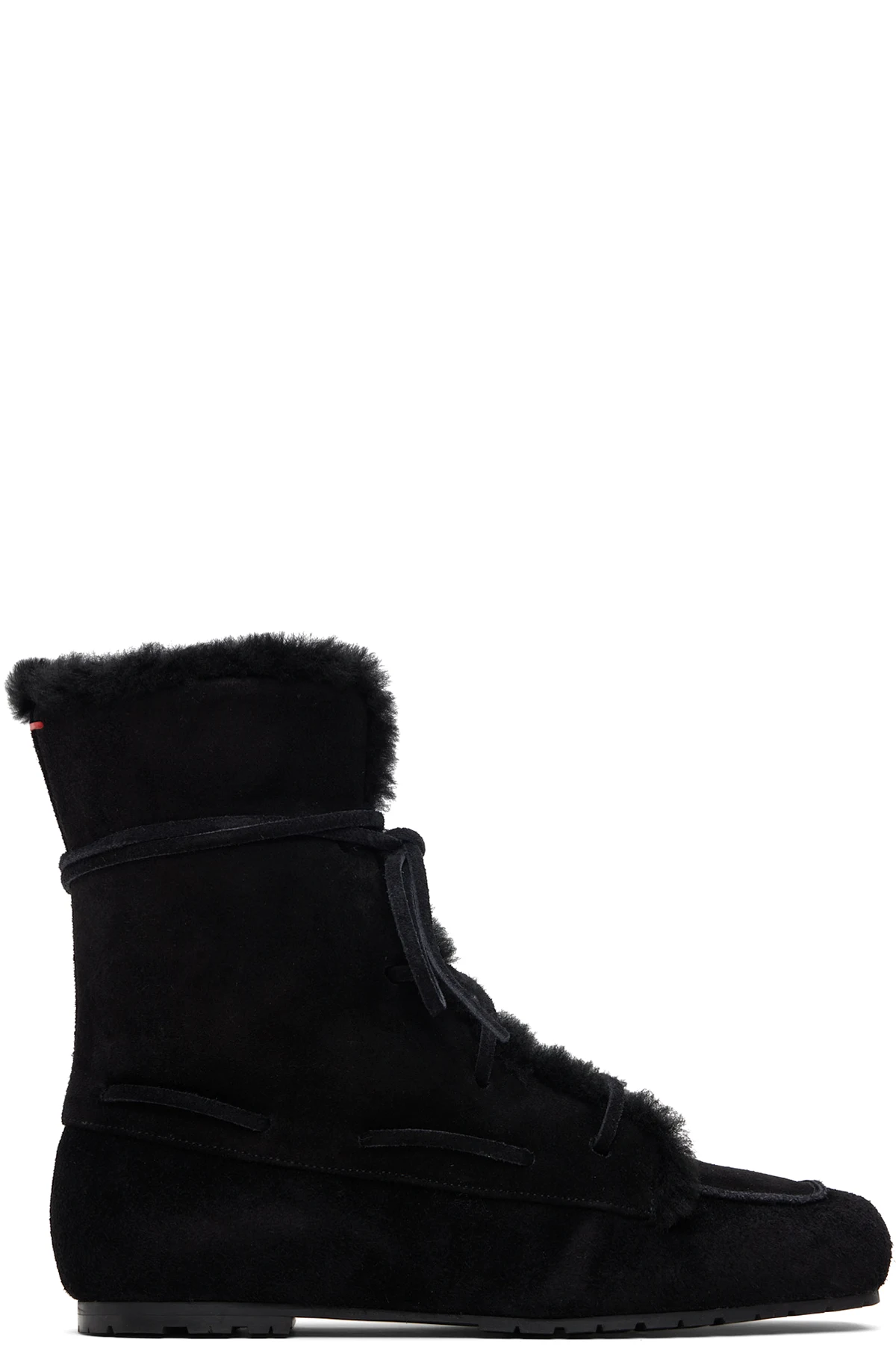Black Paul Shearling Ankle Boots