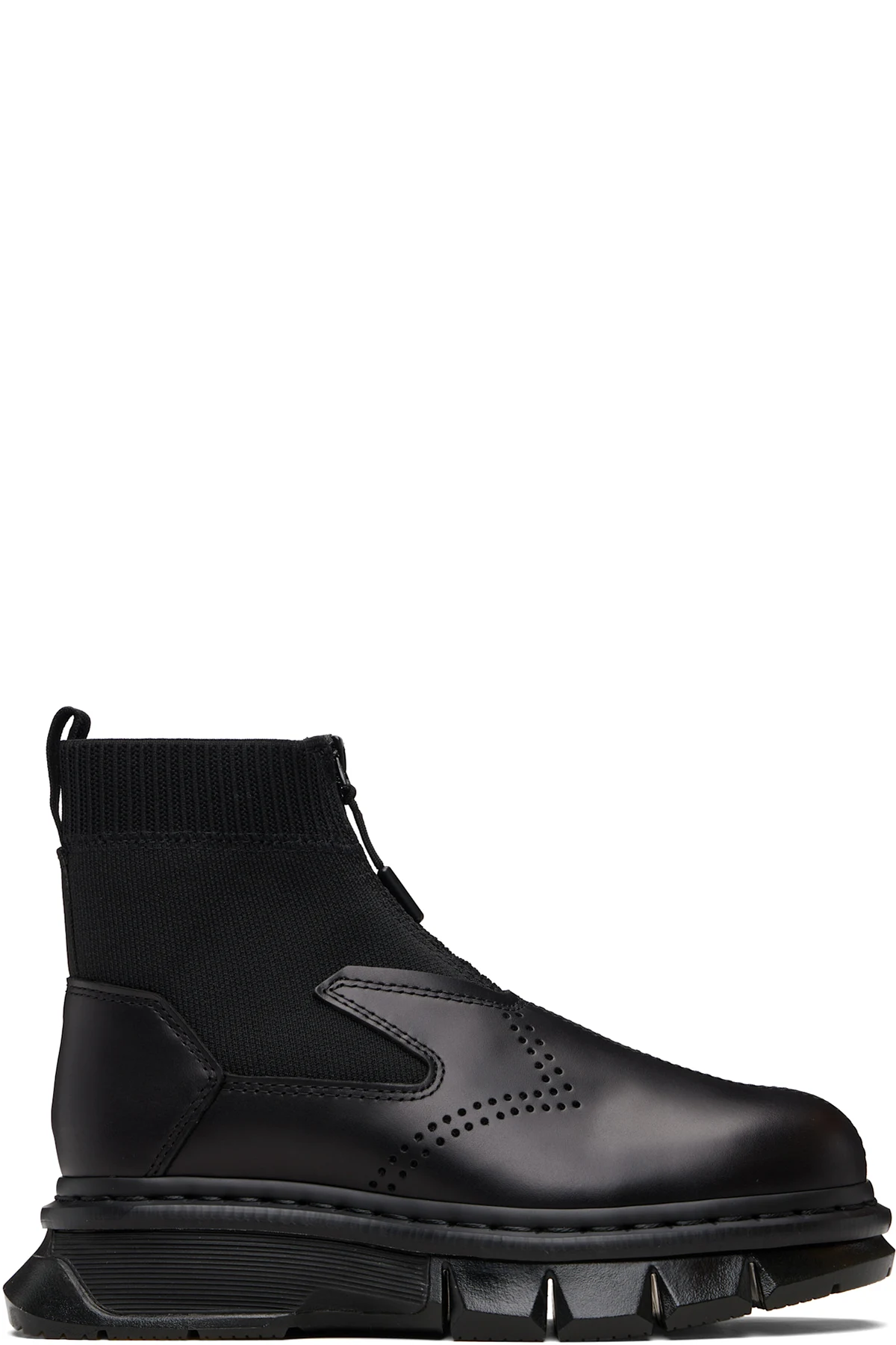 Black Qubist Zip Boots
