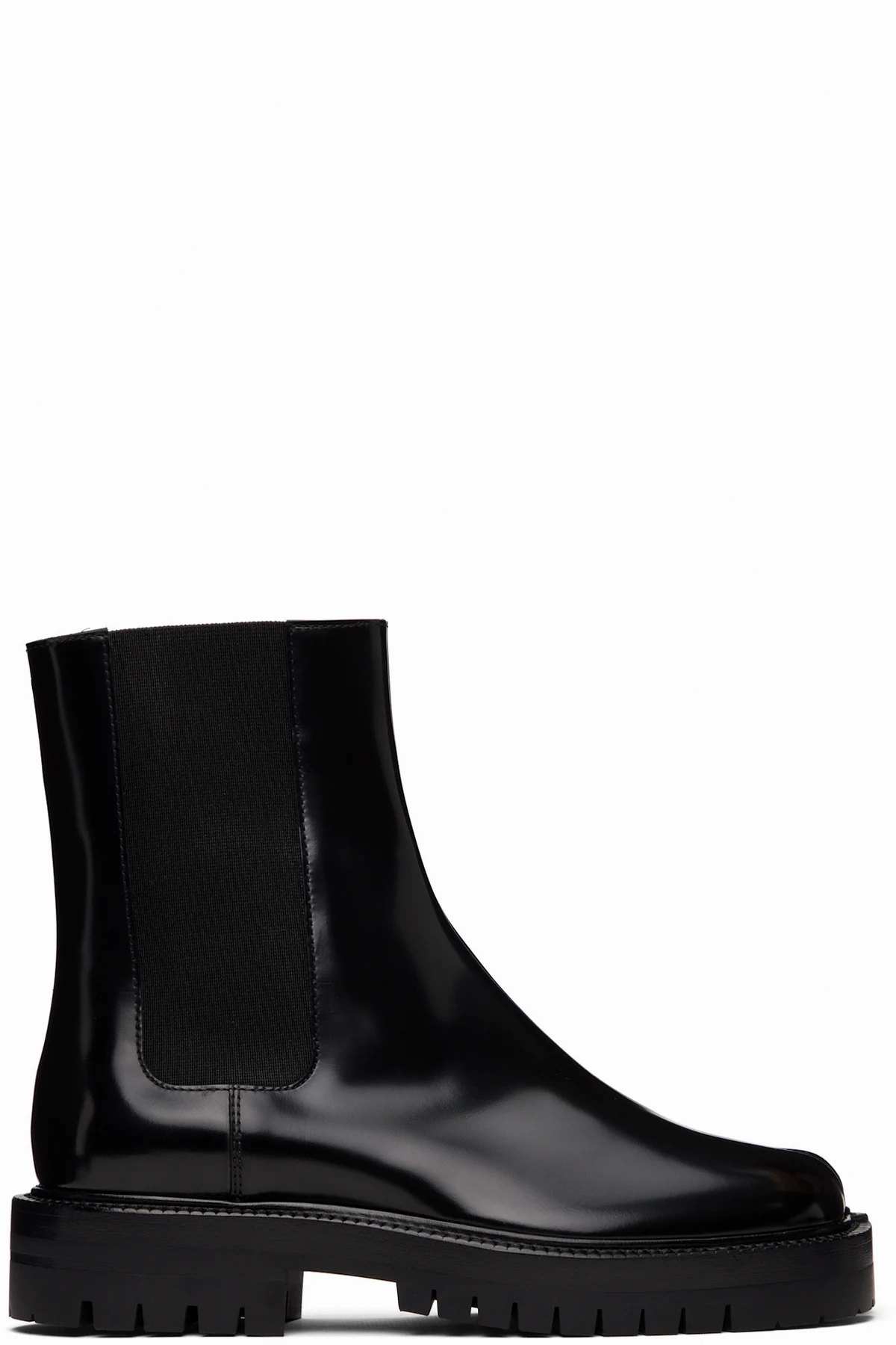 Black Tabi Chelsea Boots