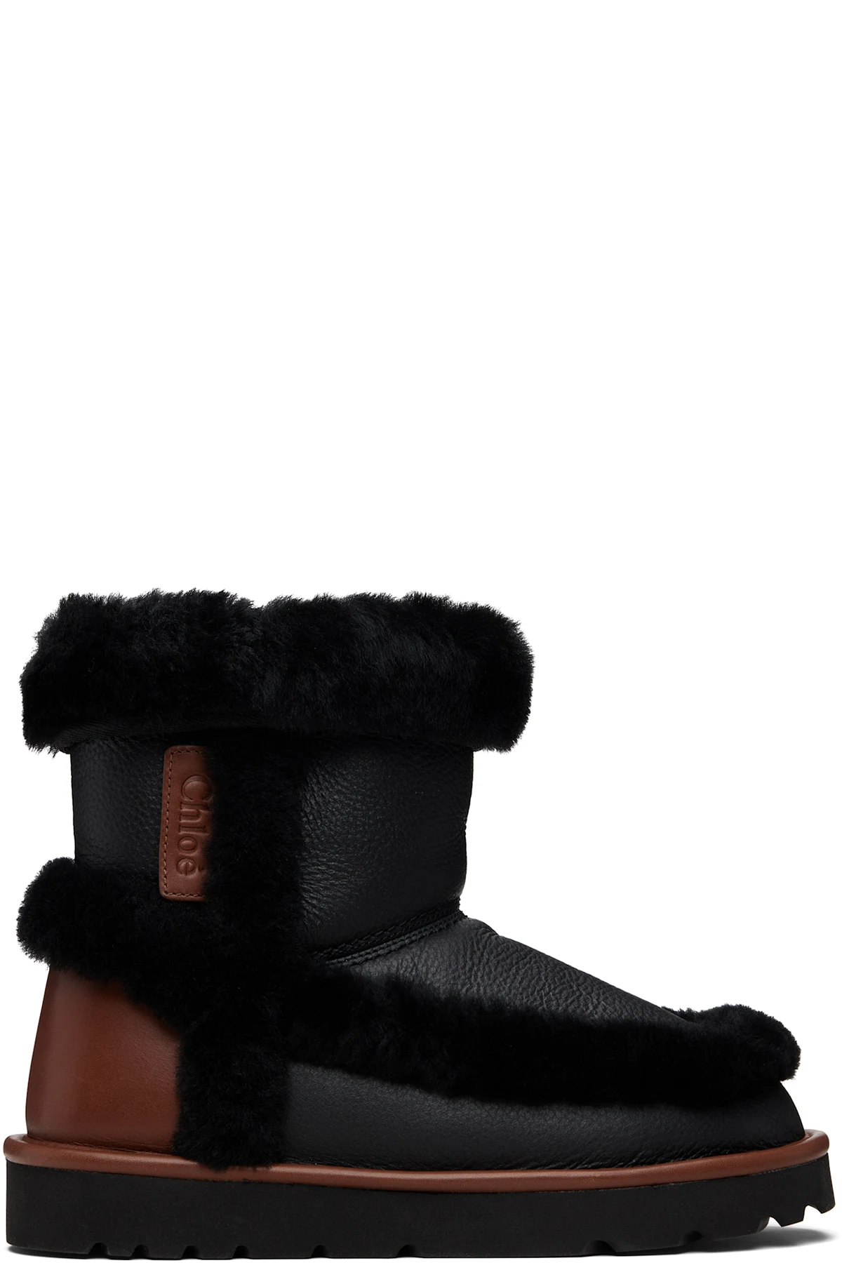 Black & Brown Dolcie Ankle Boots