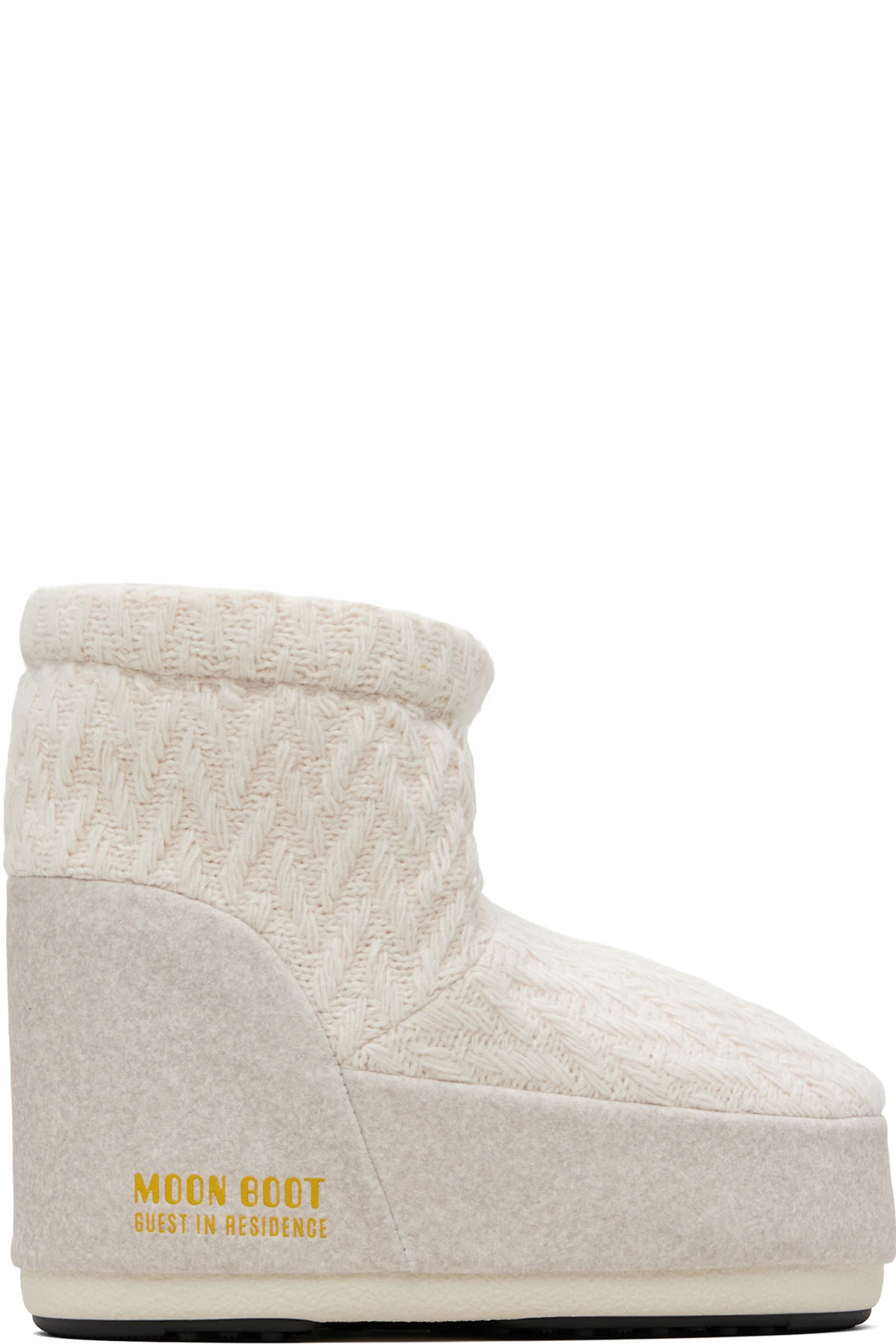 Off-White Moon Boot Edition Icon Low No Lace Knit Boots