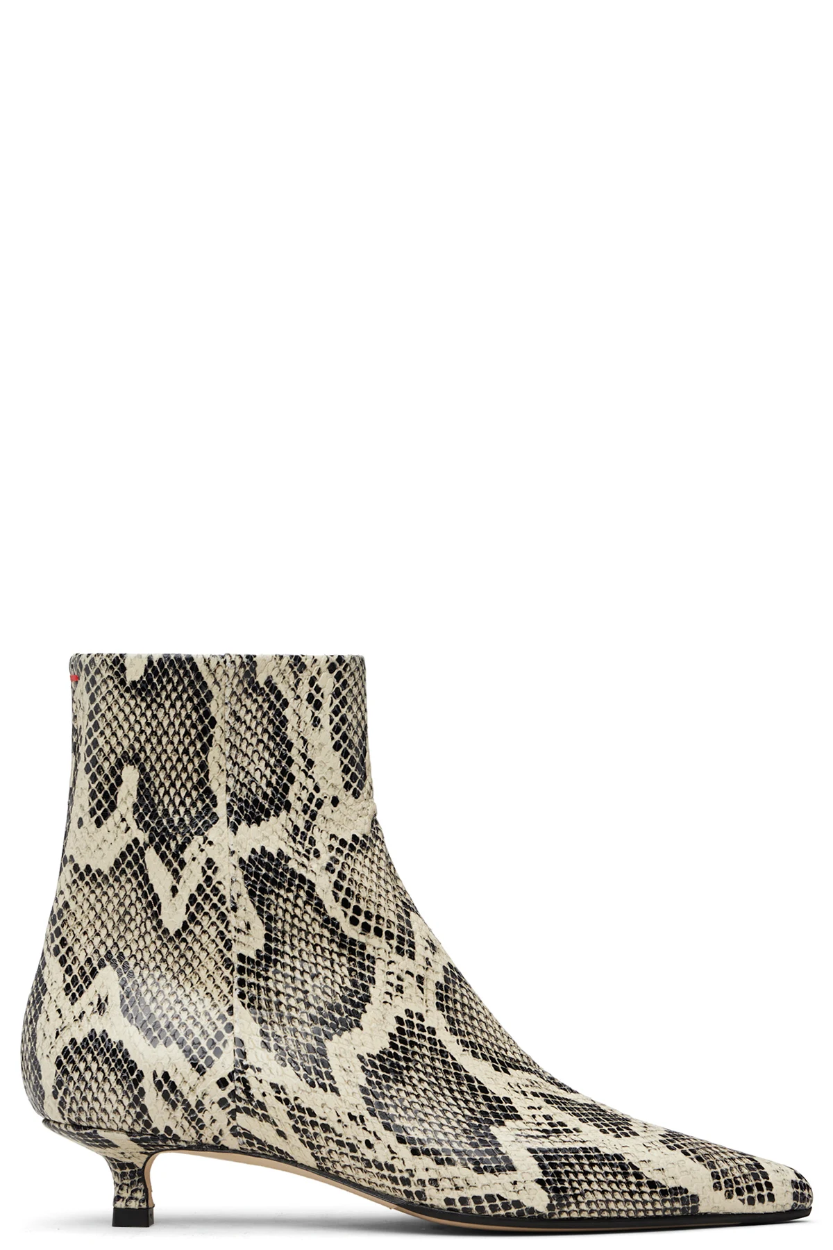 Off-White & Black Sofie Leather Ankle Boots