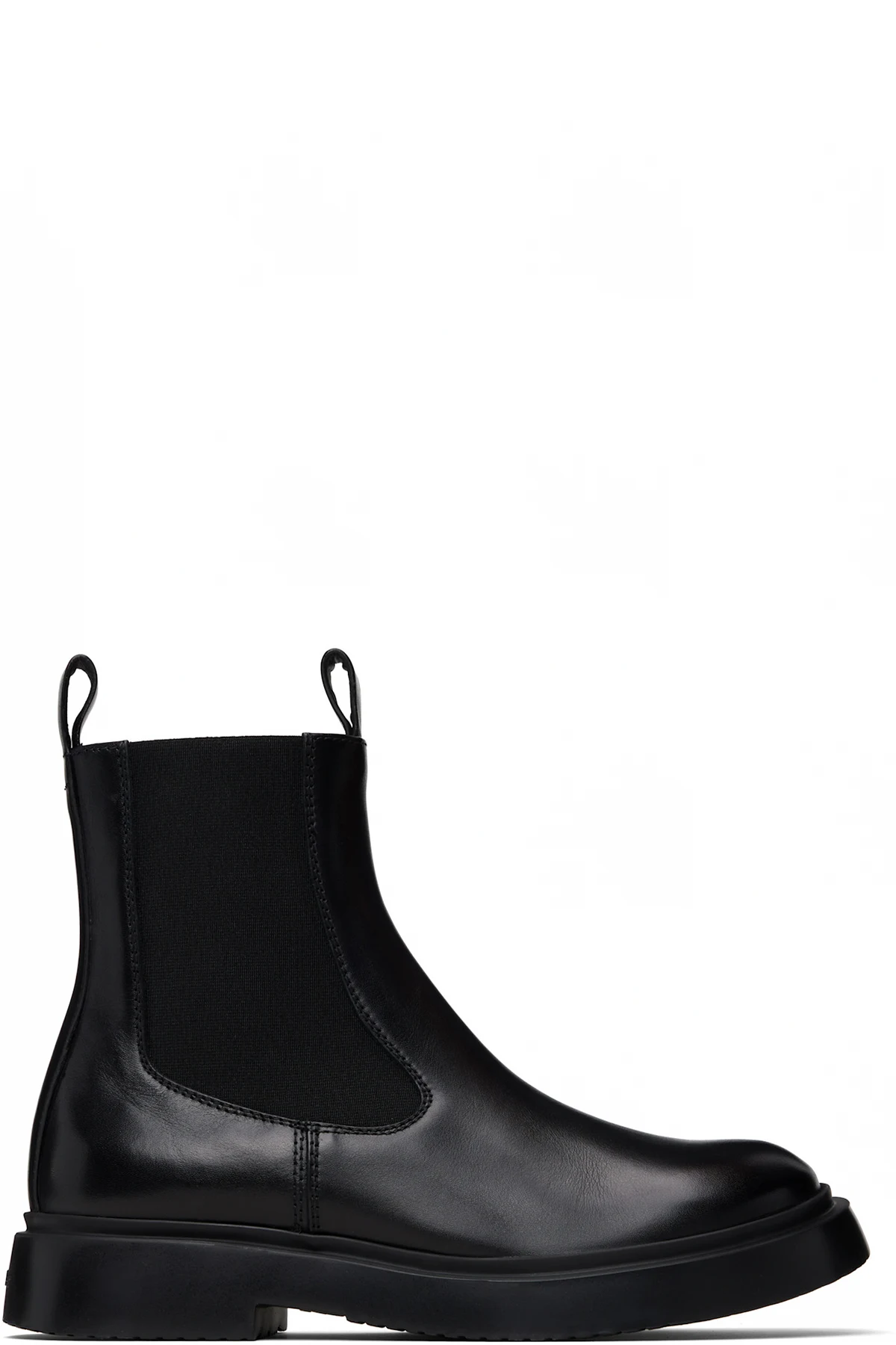 Black Bank Chelsea Boots