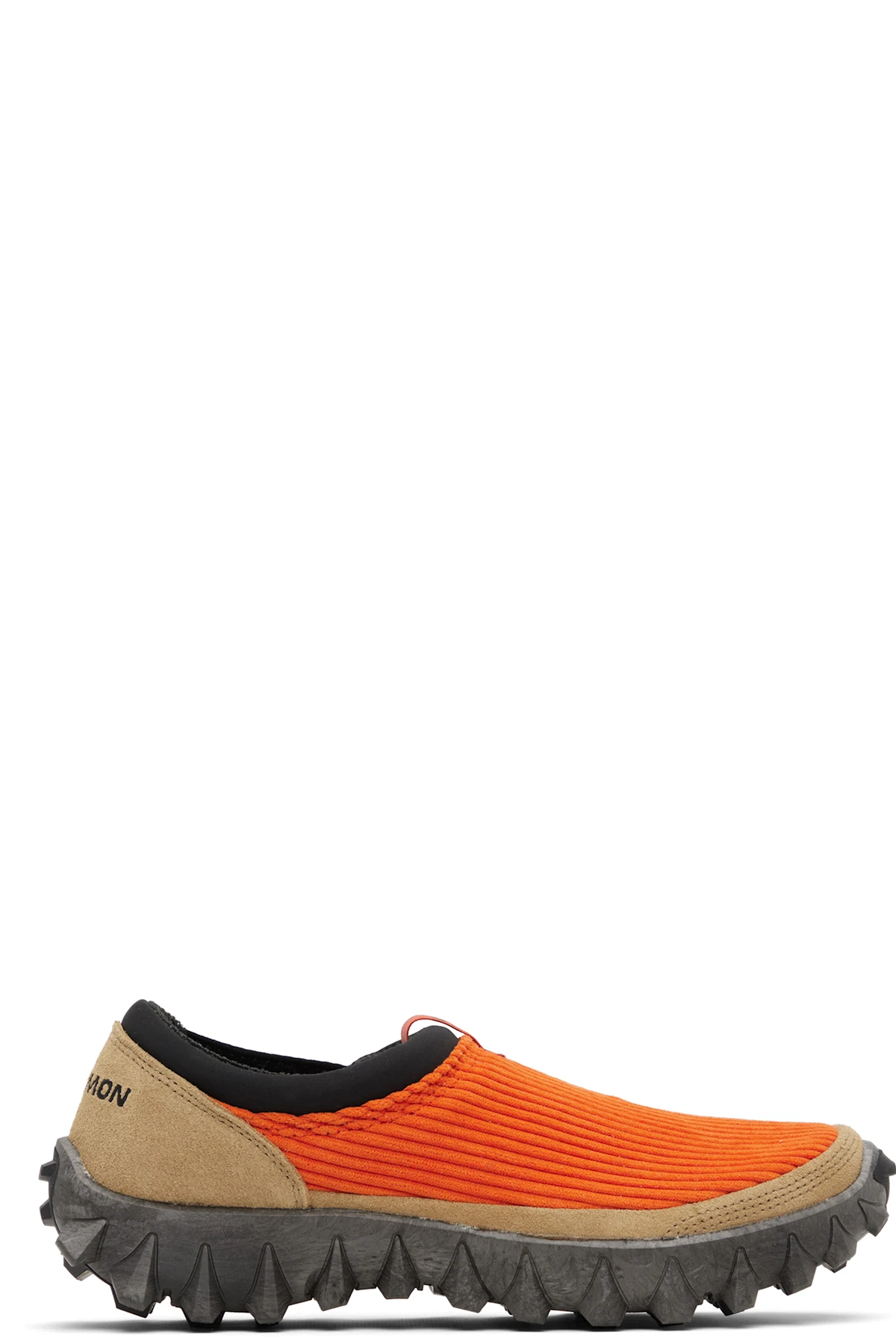 Orange Snowclog Corduroy Loafers