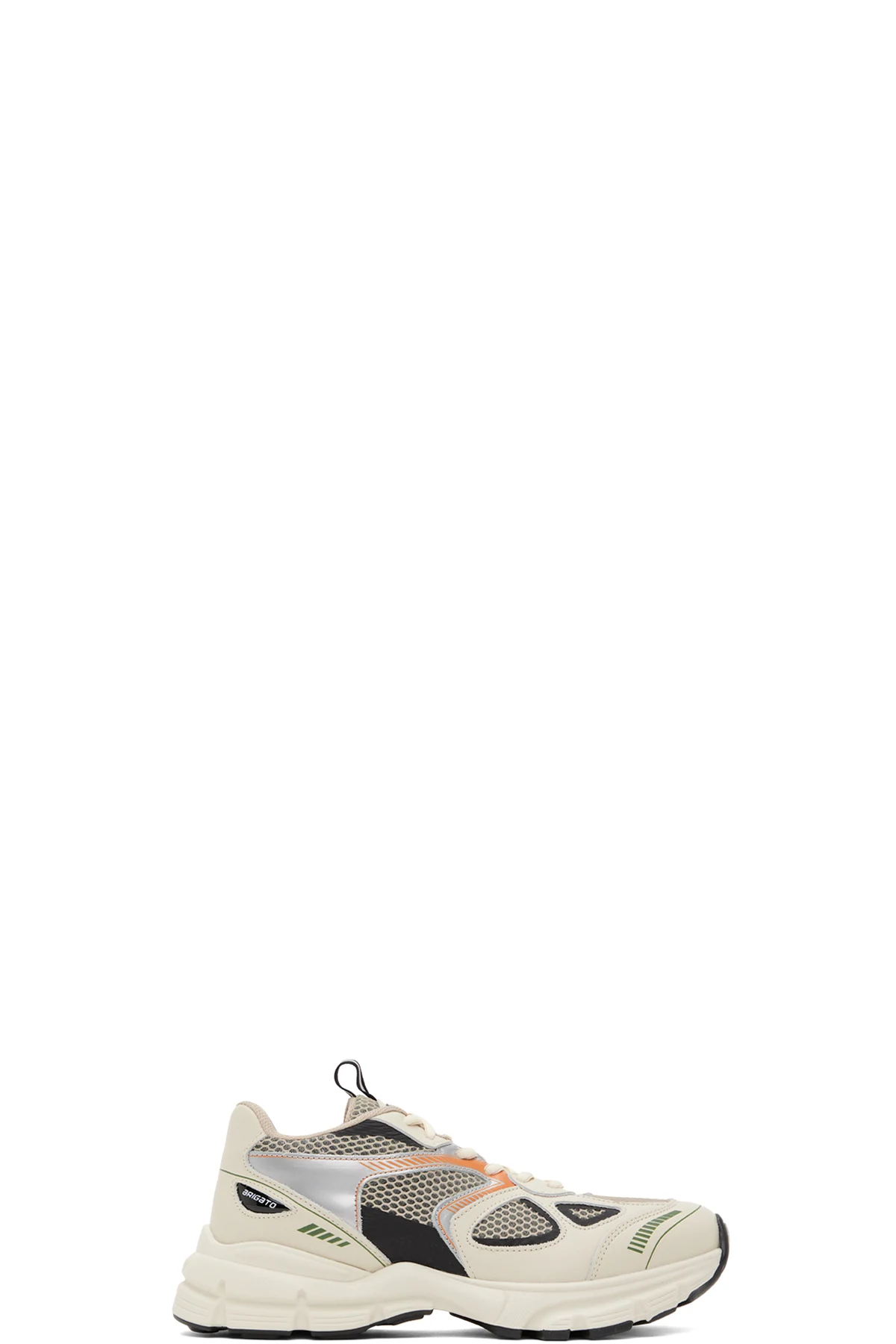 Off-White & Tan Marathon Runner Sneakers