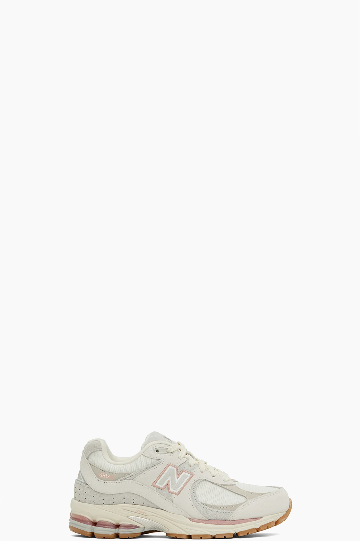 White & Pink 2002 Sneakers