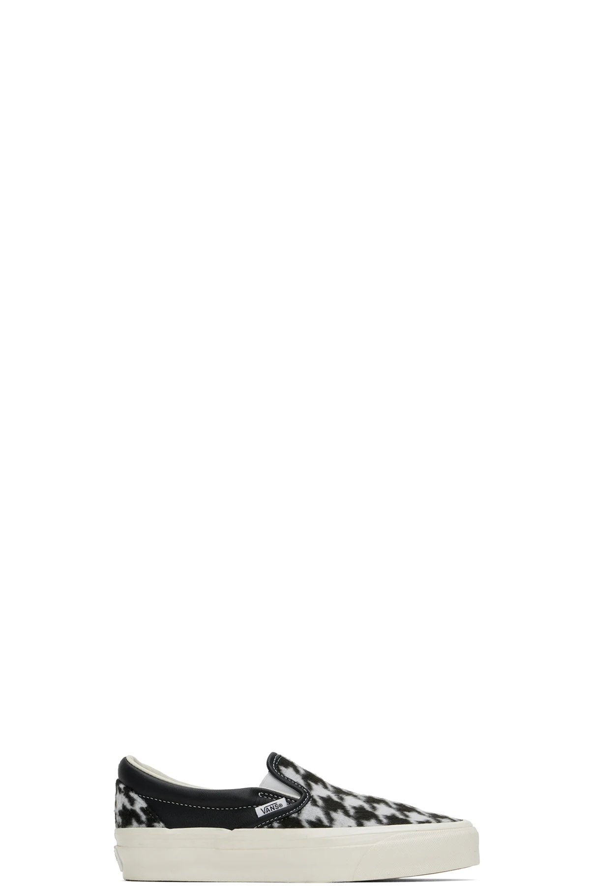 Off-White & Black Premium Slip-On 98 Sneakers