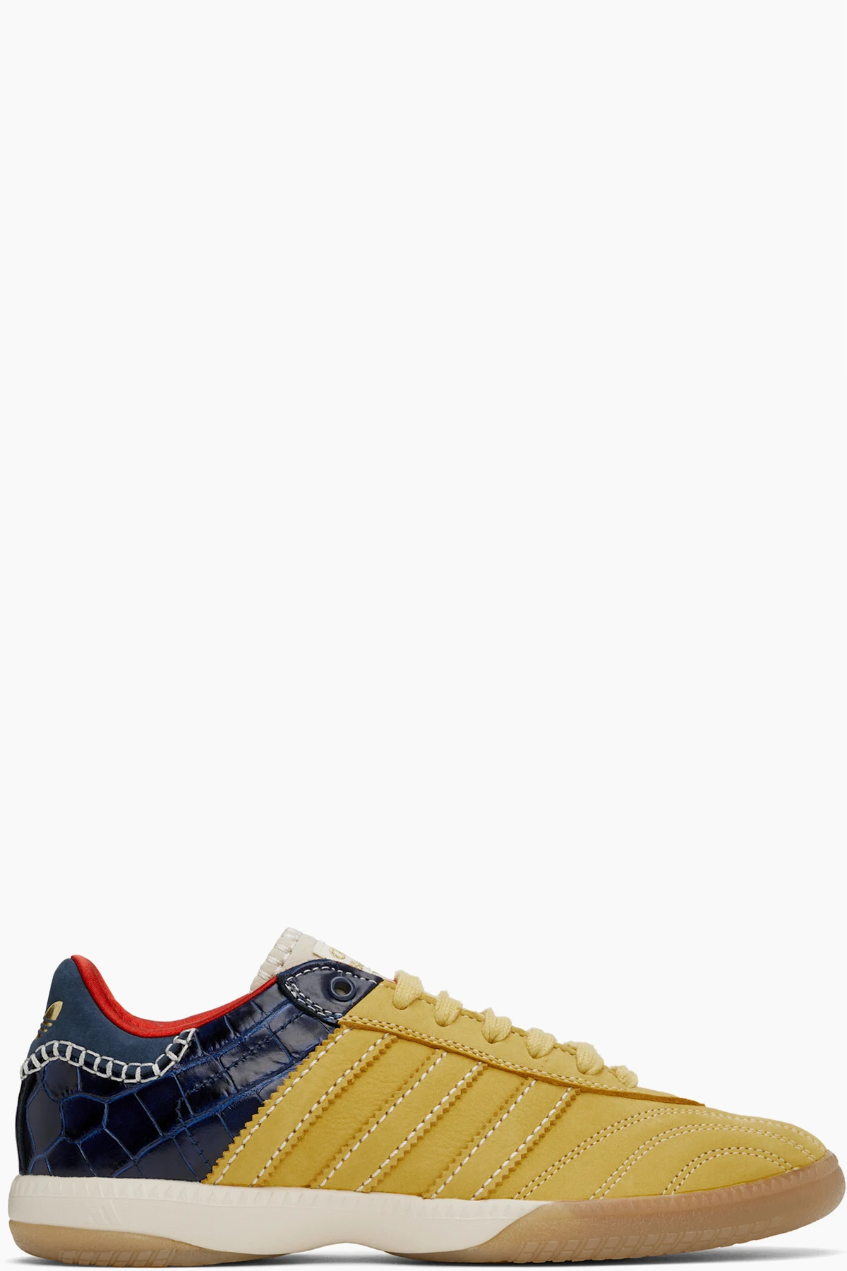 Yellow & Navy adidas Originals Edition MN Samba Sneakers