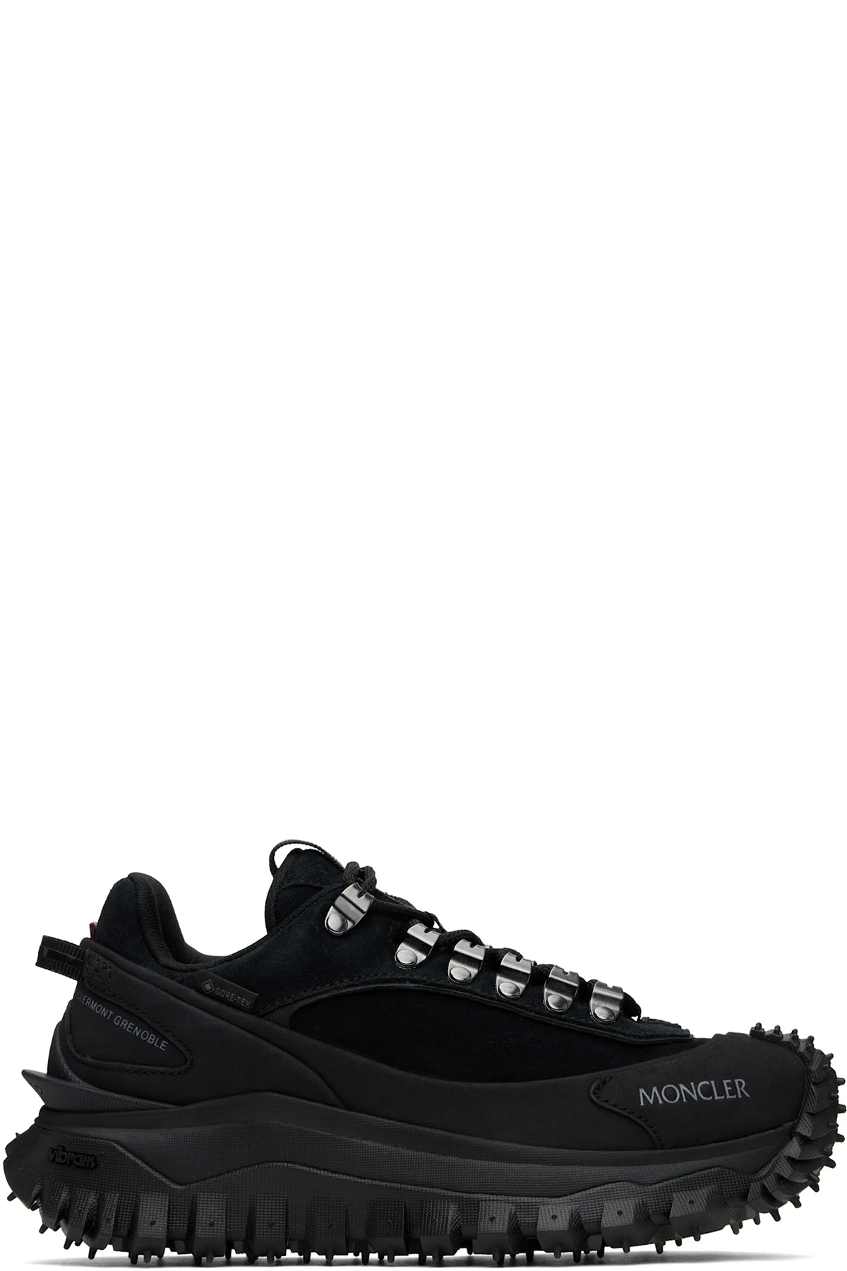 Black Trailgrip Apex Leather & Suede Sneakers