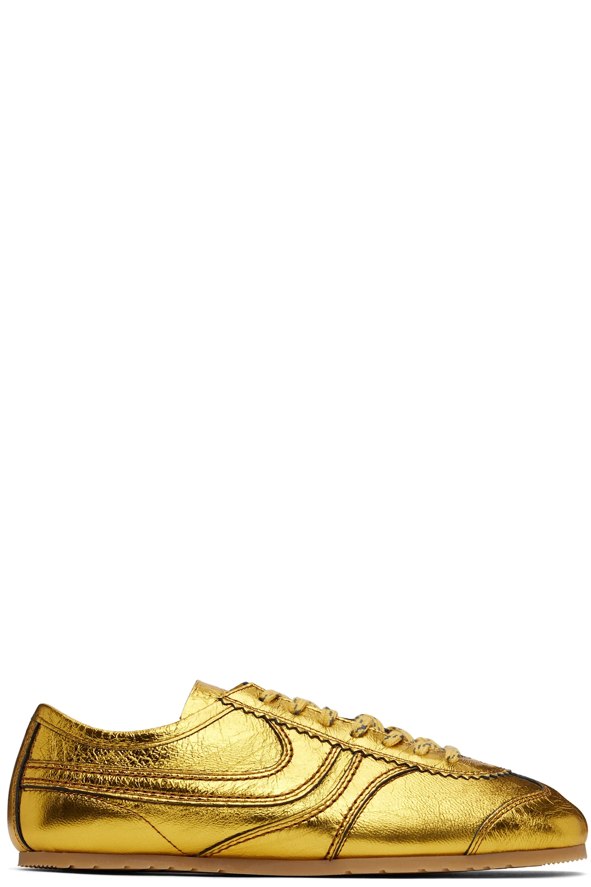 Gold Metallic Sneakers