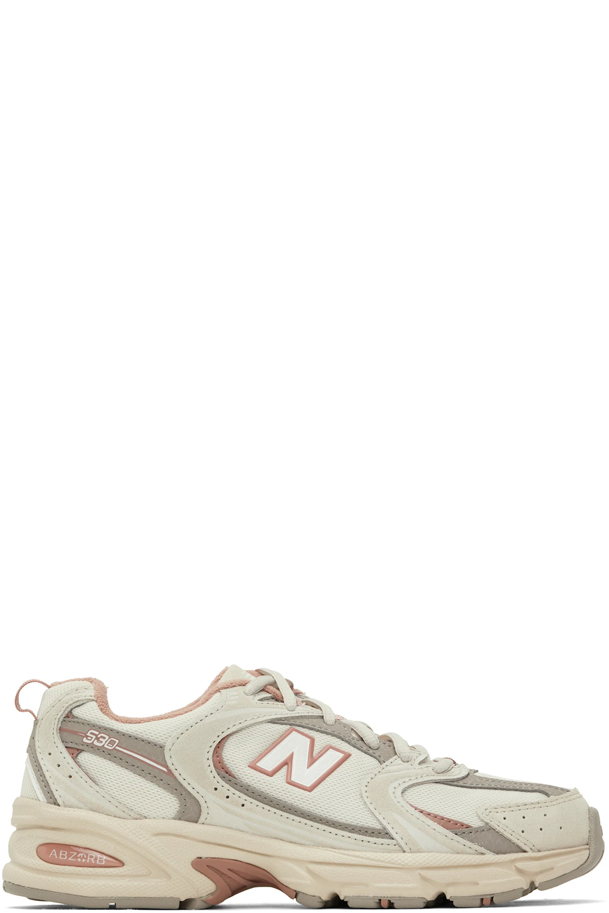 Gray & Pink 530 Sneakers