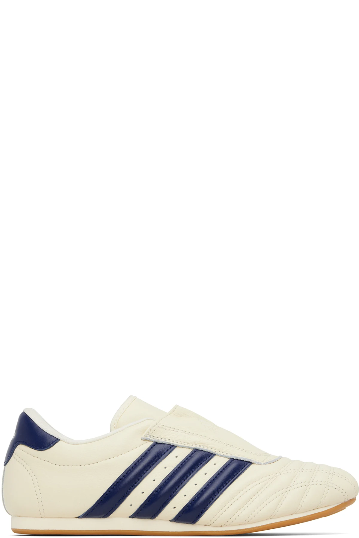 Off-White & Blue Taekwondo Sneakers