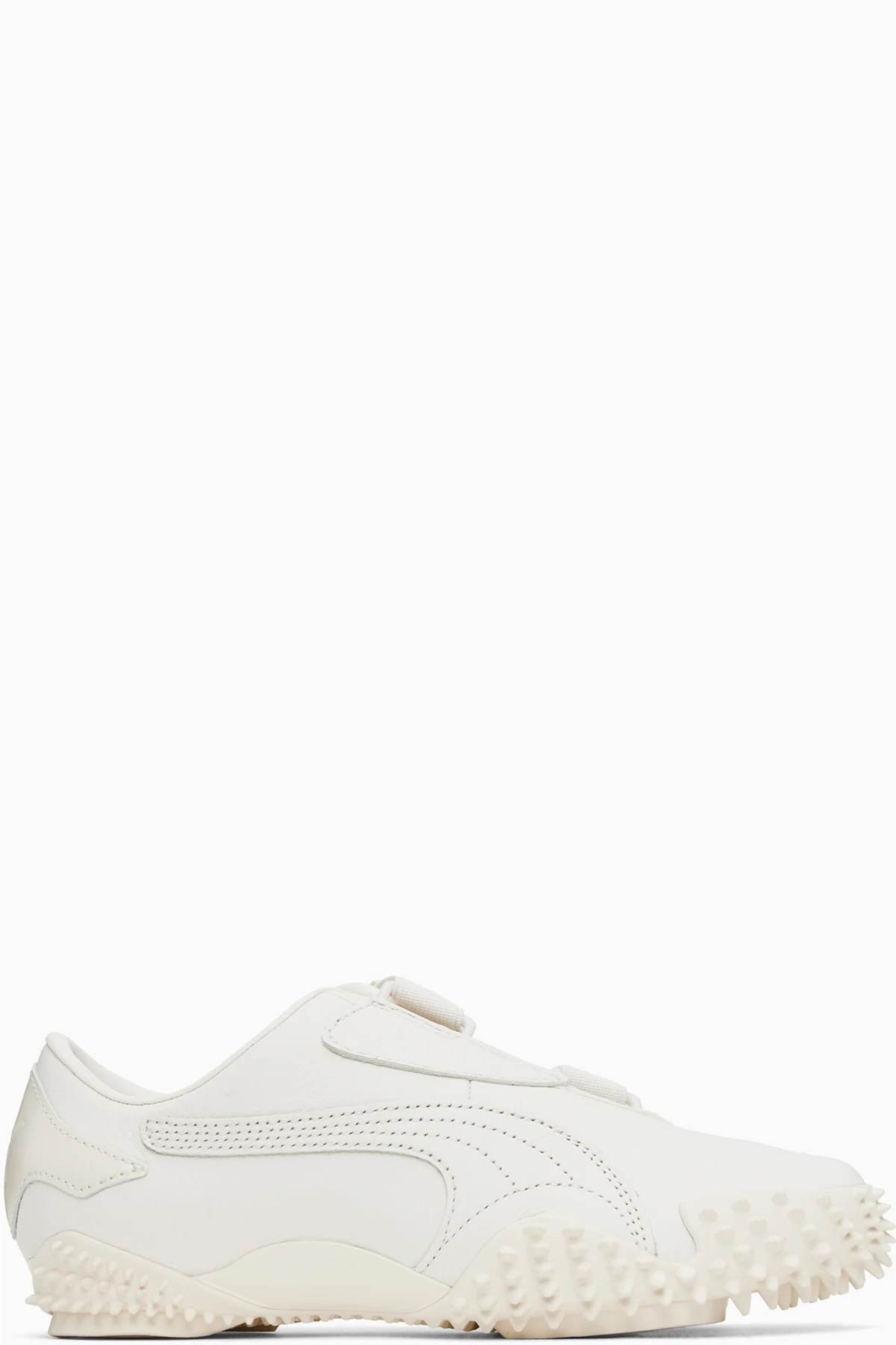 White Mostro Leather Sneakers