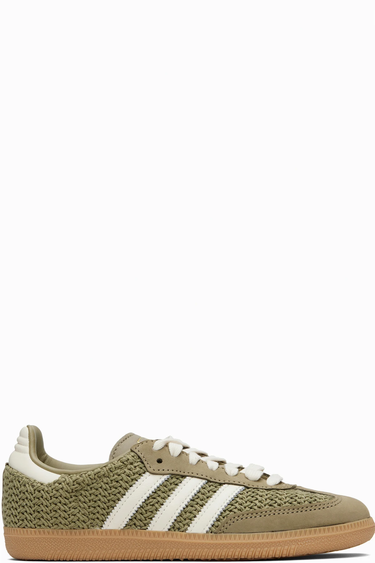Green & Off-White Samba OG Sneakers