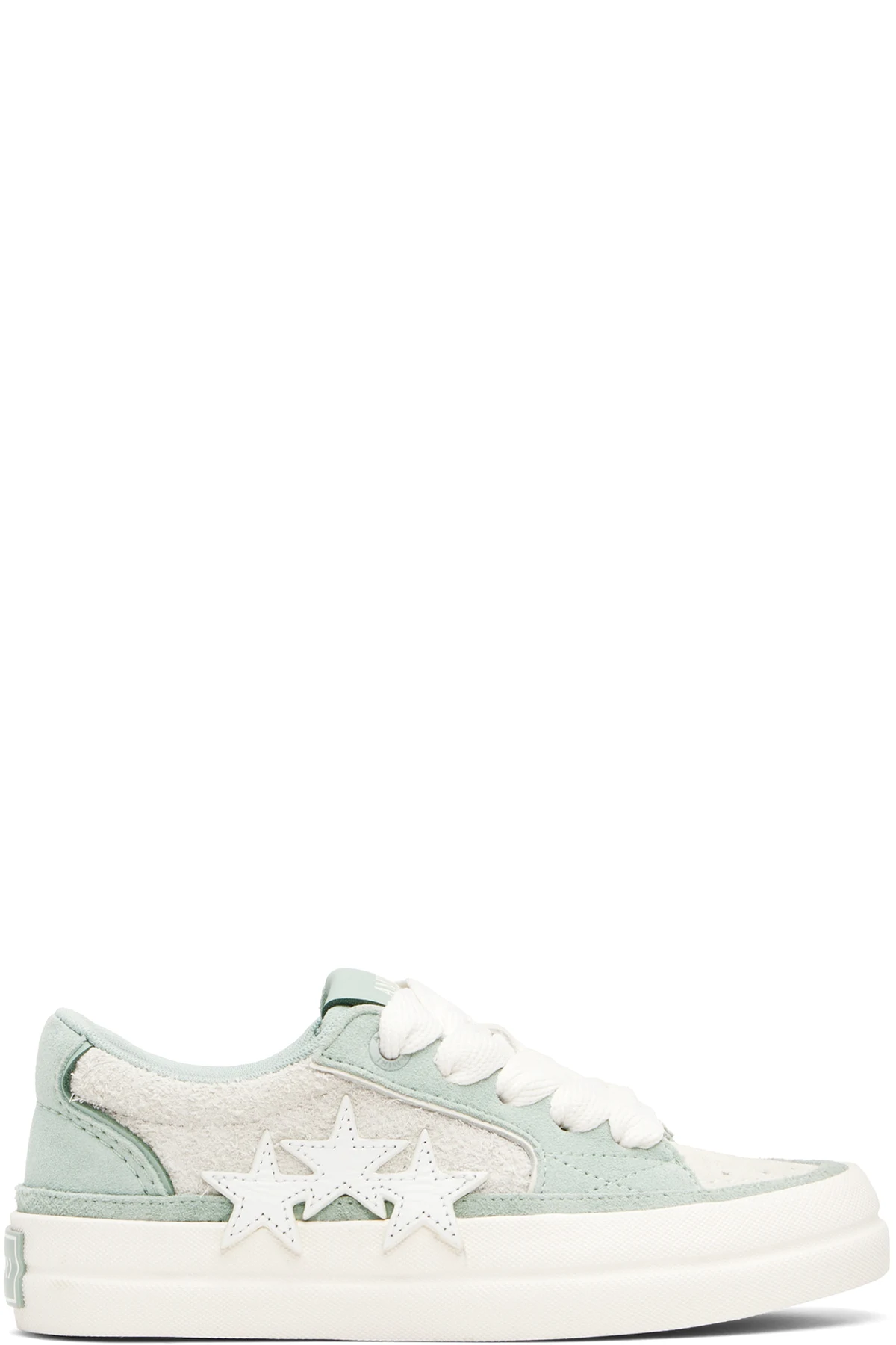 Gray & Green Sunset Skate Sneakers