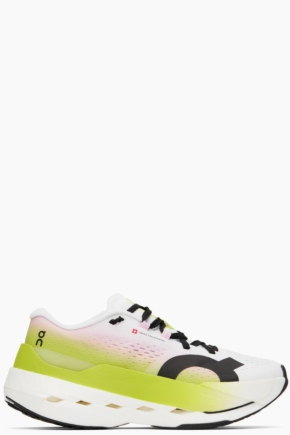 White & Green Clouboom Max Sneakers