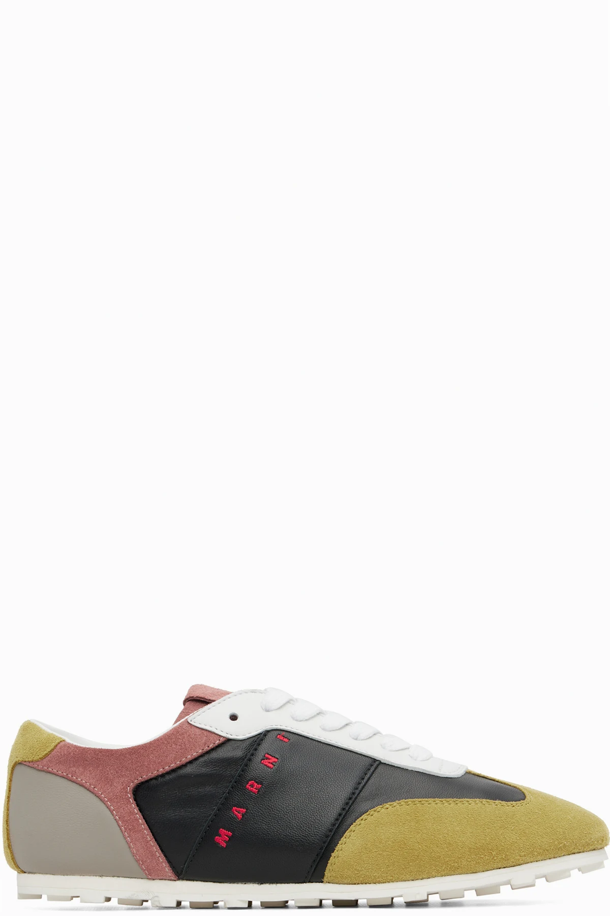 Multicolor Leather & Suede Sneakers