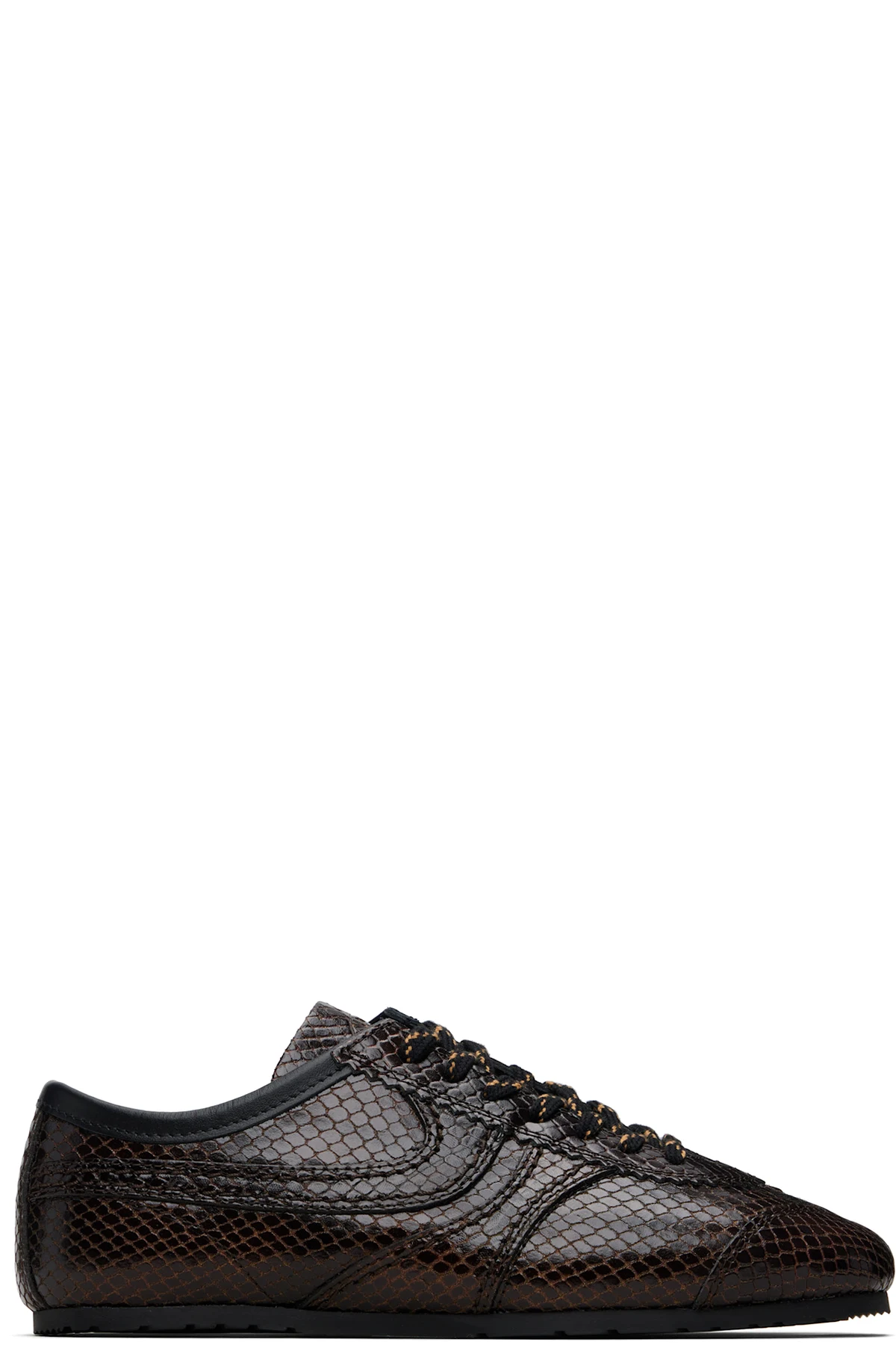 Brown Leather Sneakers