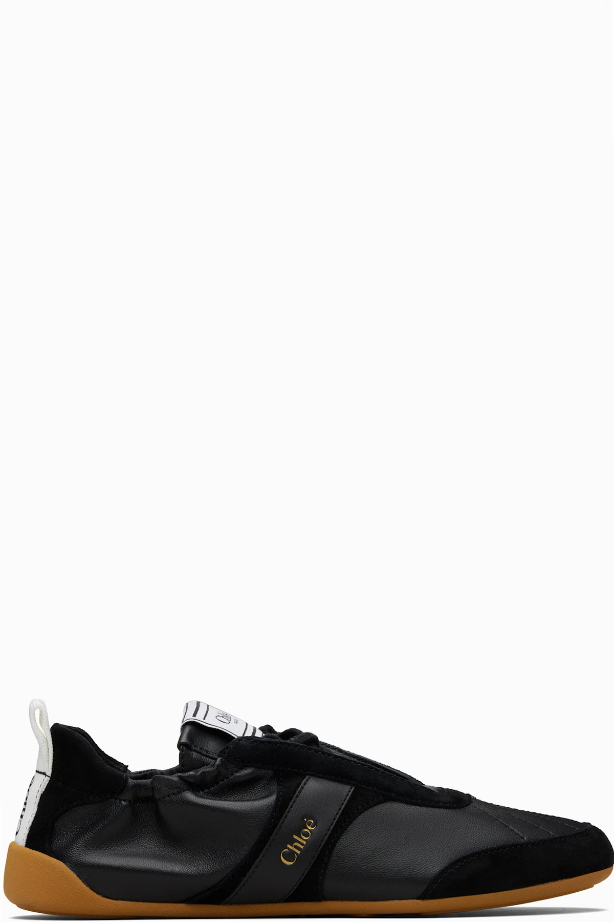 Black 'Chloé' Kick Sneakers