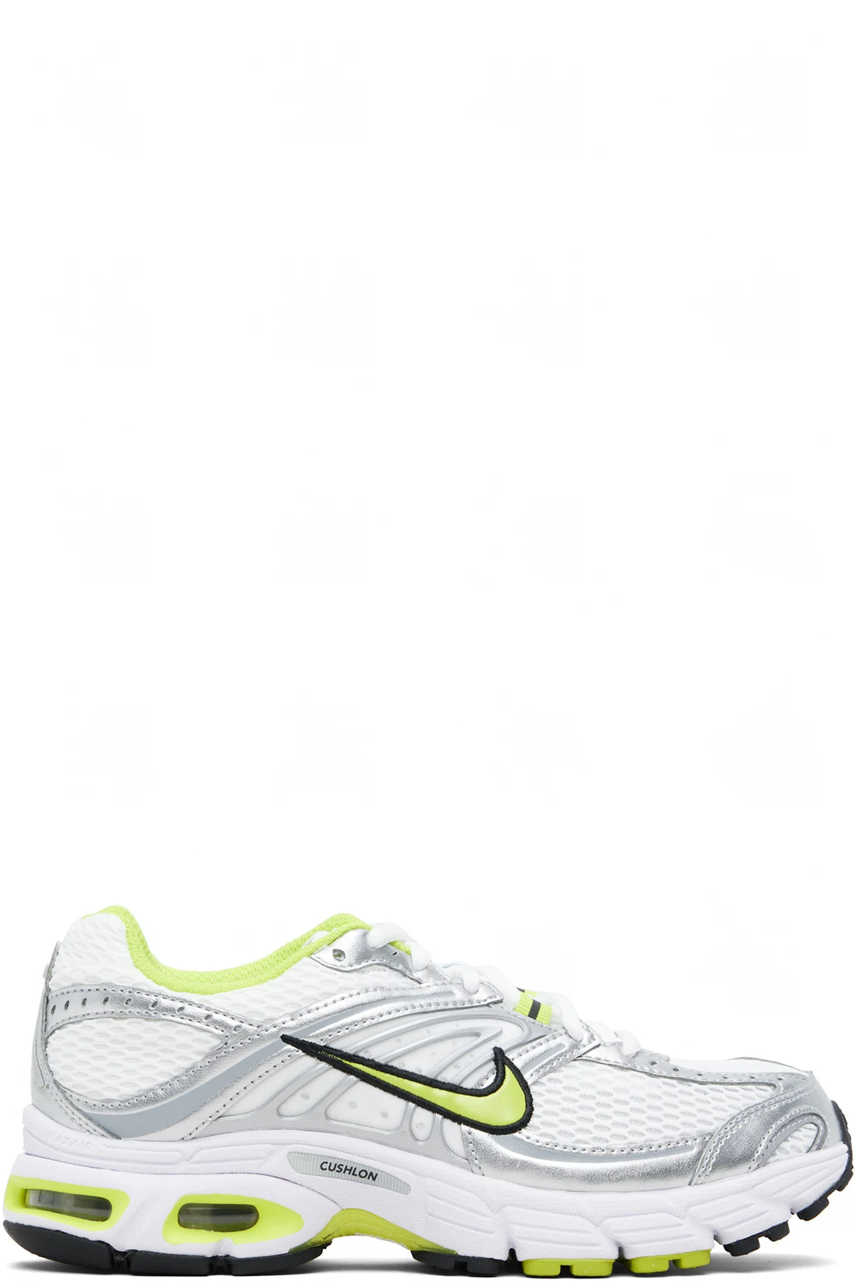 White & Silver Air Max Moto 2K Sneakers