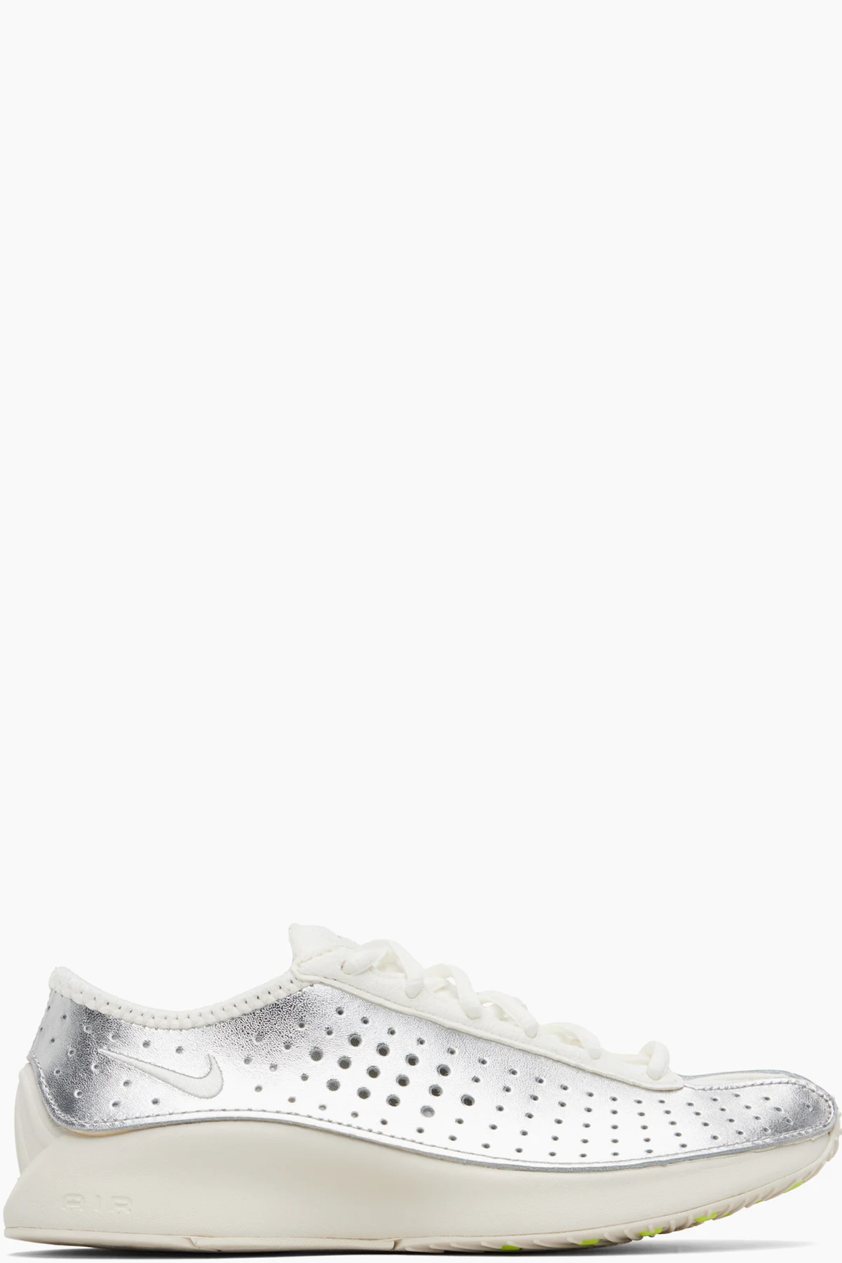 Silver & Off-White Air Superfly Sneakers