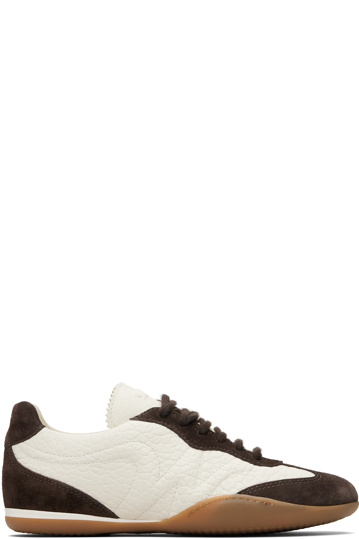 White & Brown Wkalancia Sneakers