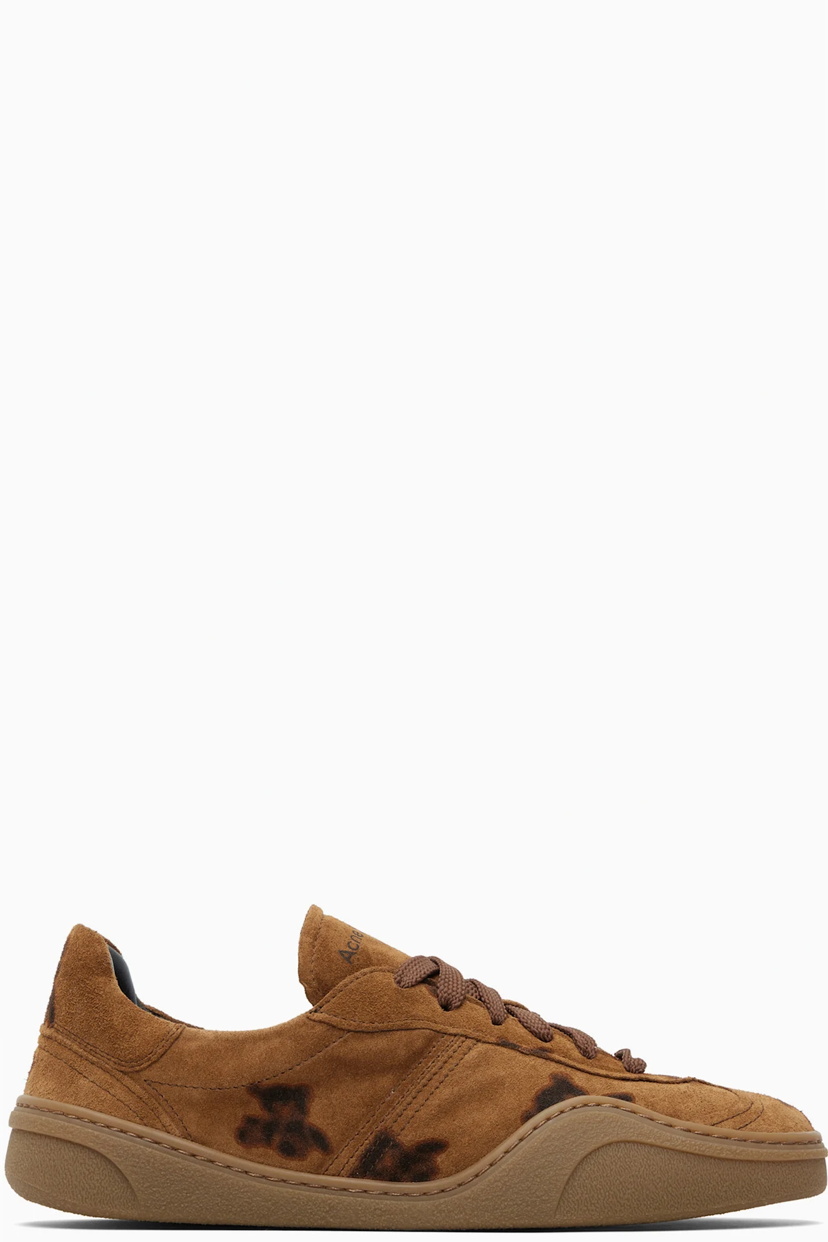 Brown Lace-Up Sneakers