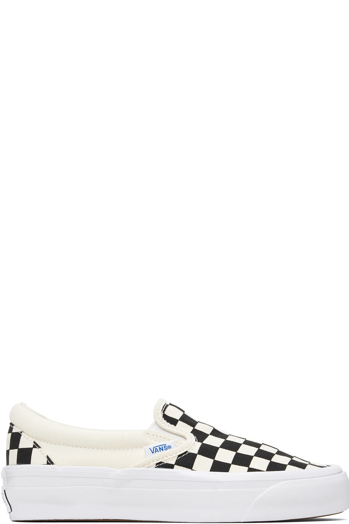 Off-White & Black LX Slip-On Reissue 98 Sneakers