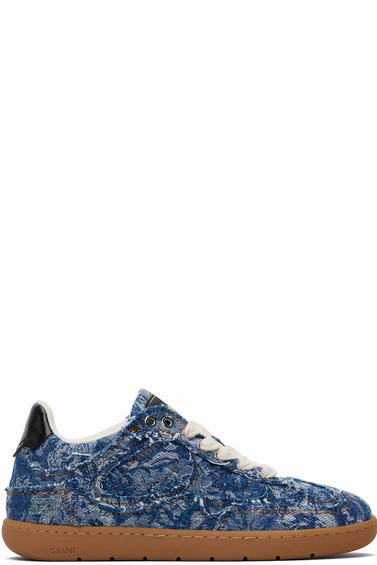 Blue Denim Tapestry Sneakers