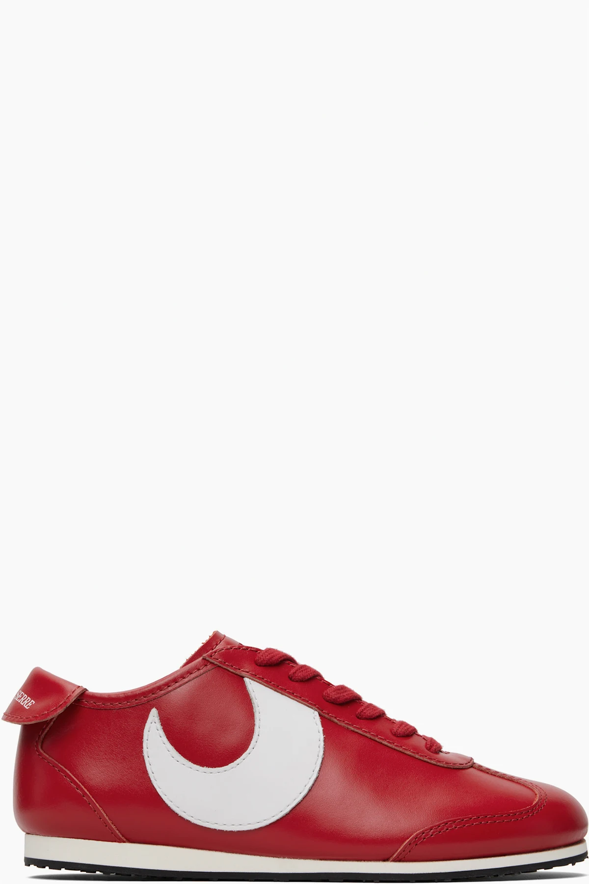 SSENSE Exclusive Red Matte Leather MS Astra Sneakers