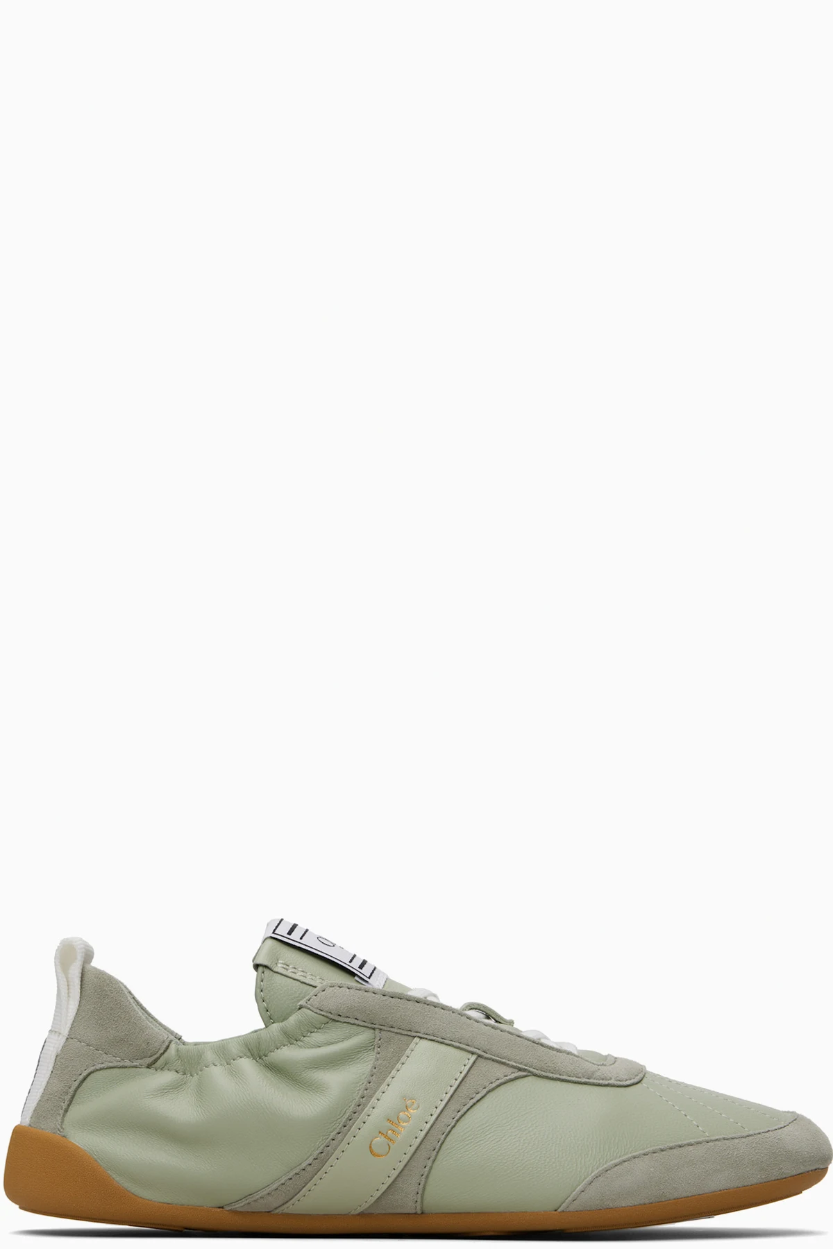 Green 'Chloé Kick' Sneakers
