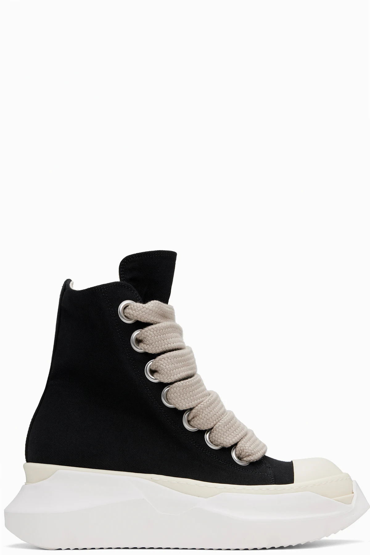 Black Hollywood Jumbo Laces Abstract Sneaks Sneakers