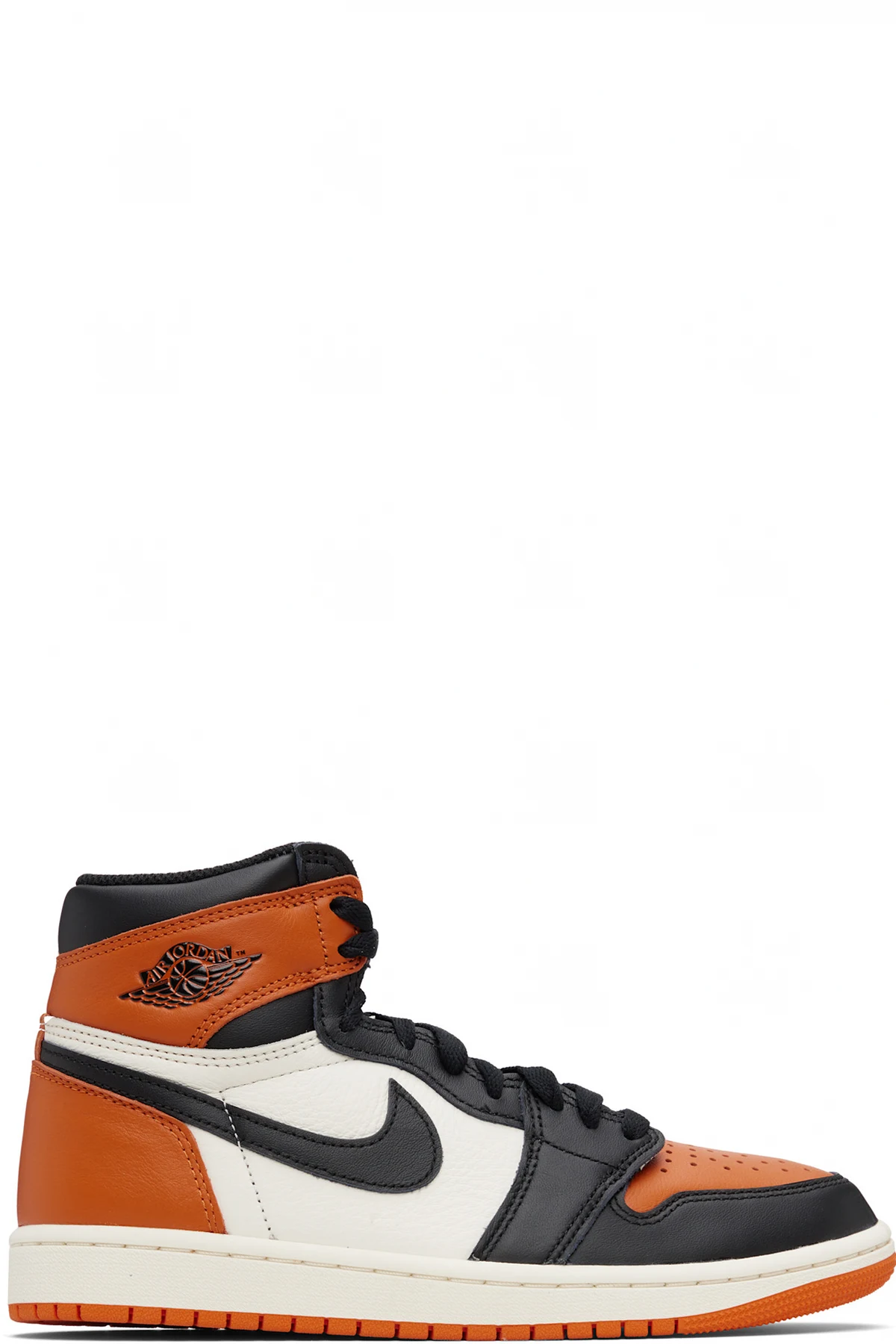 Orange & Black Air Jordan 1 Sneakers