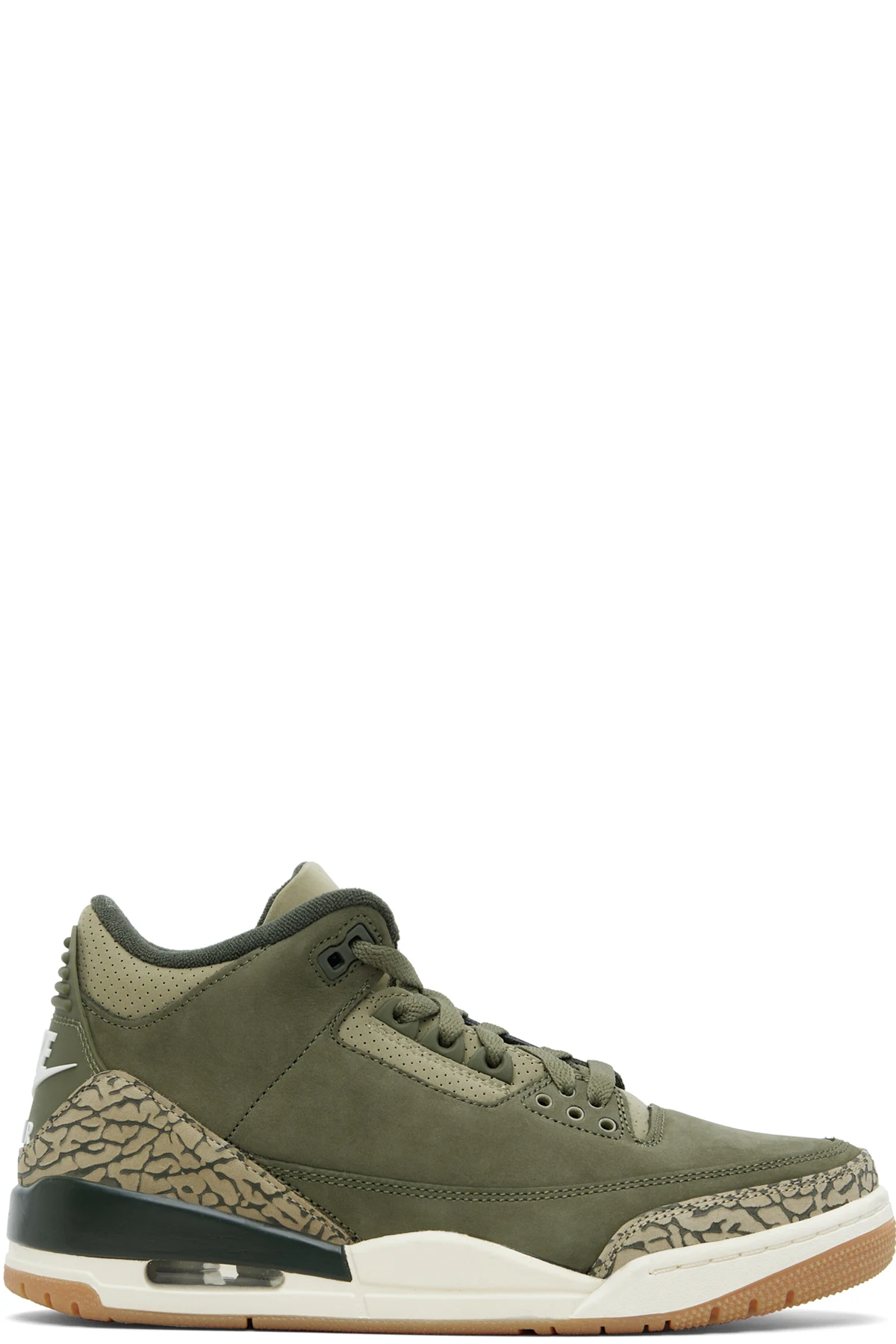 Khaki Air Jordan 3 Retro Sneakers