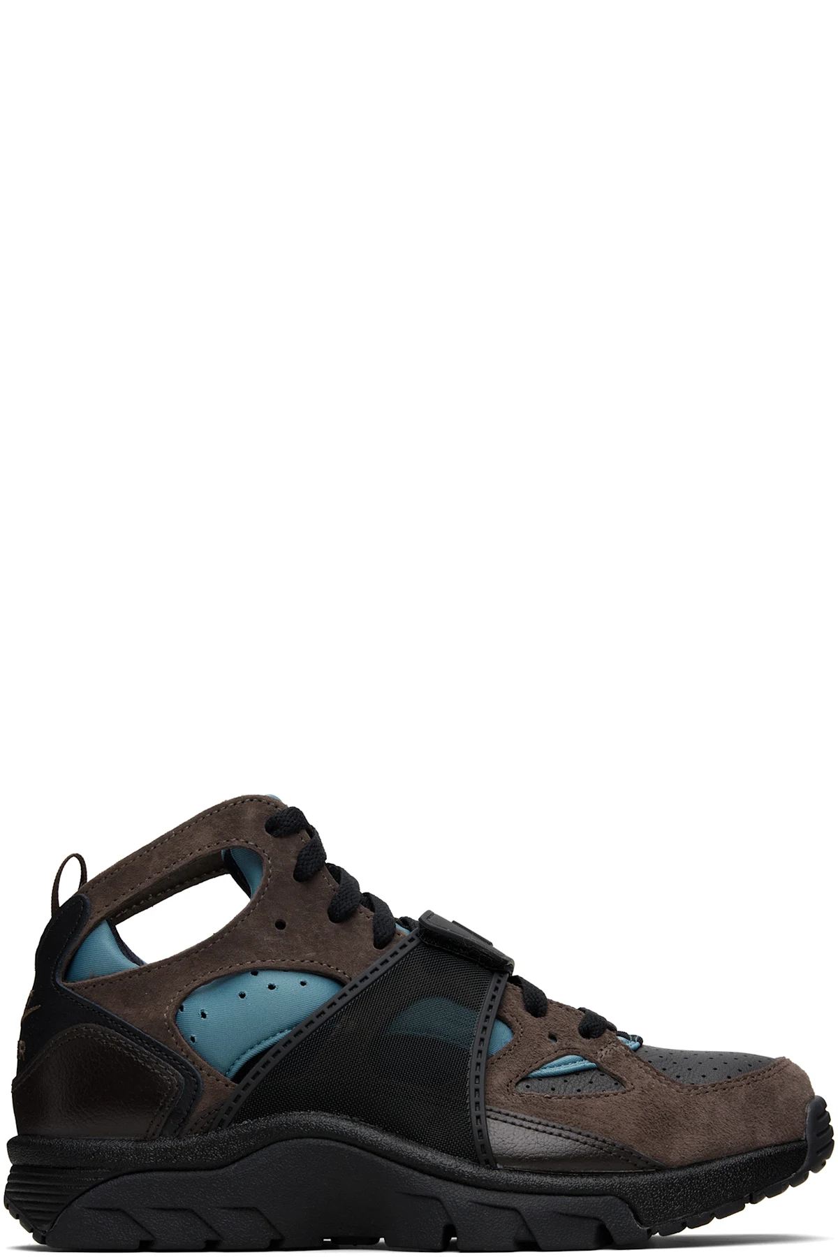 Black & Brown Air Huarache Sneakers