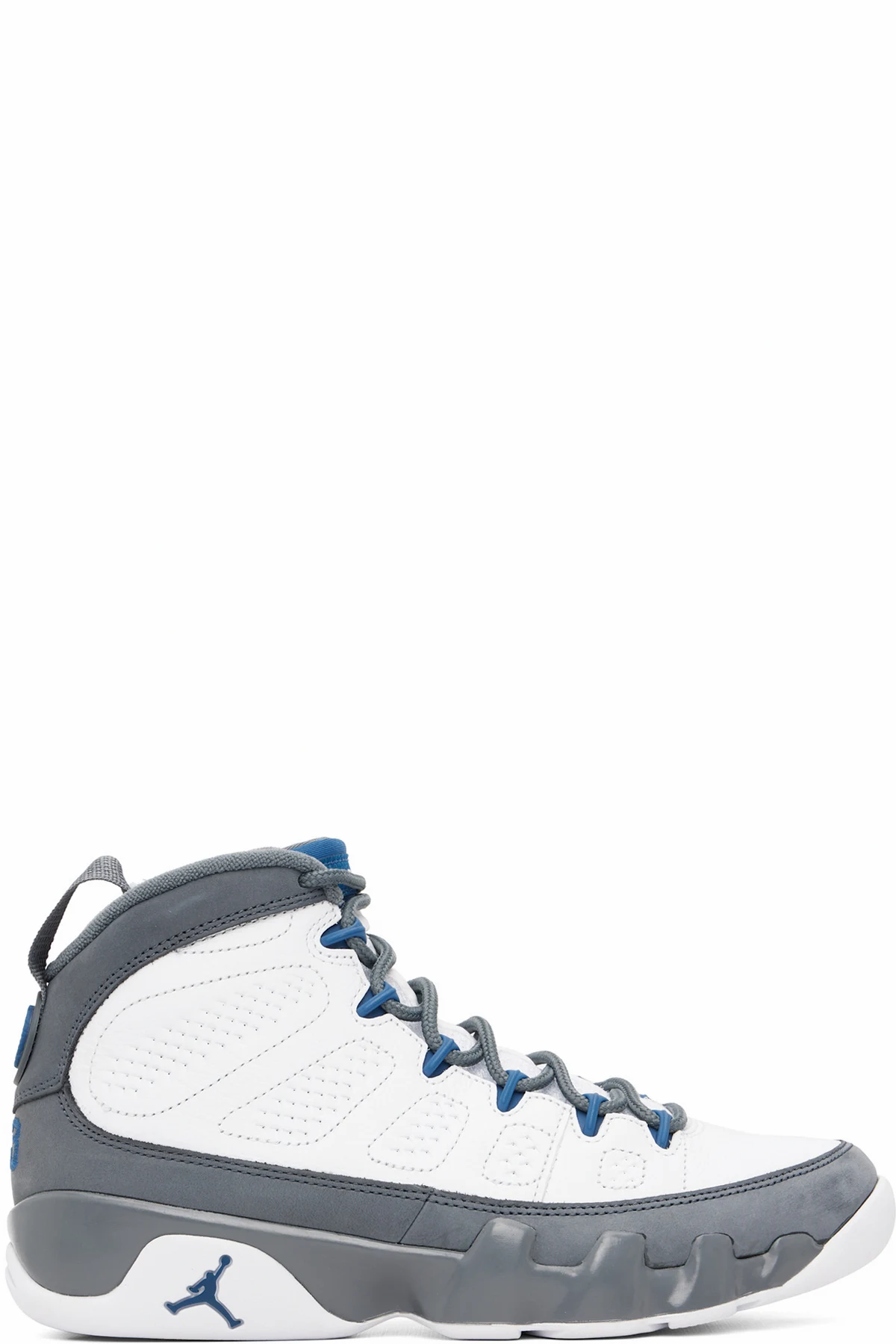 Gray & White Air Jordan 9 Retro Sneakers