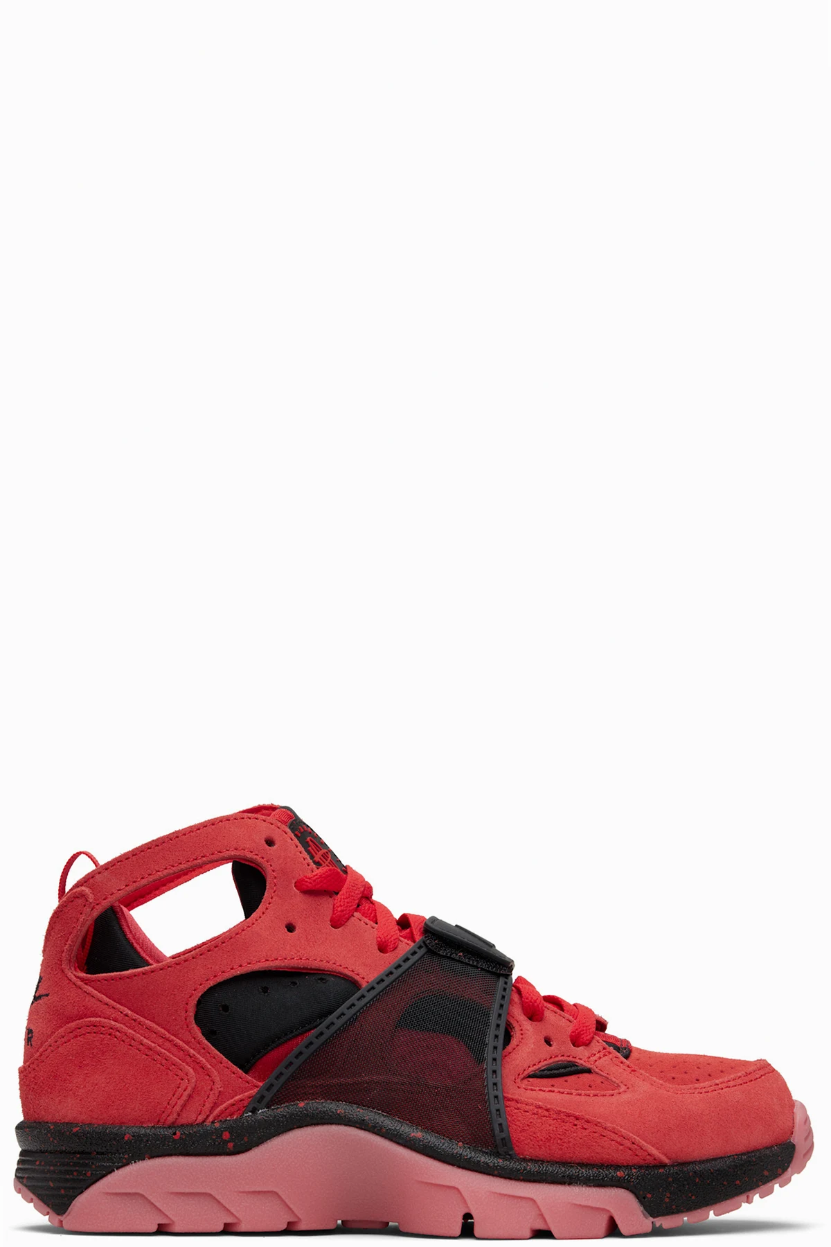 Red & Black Nike Air Trainer Huarache Sneakers