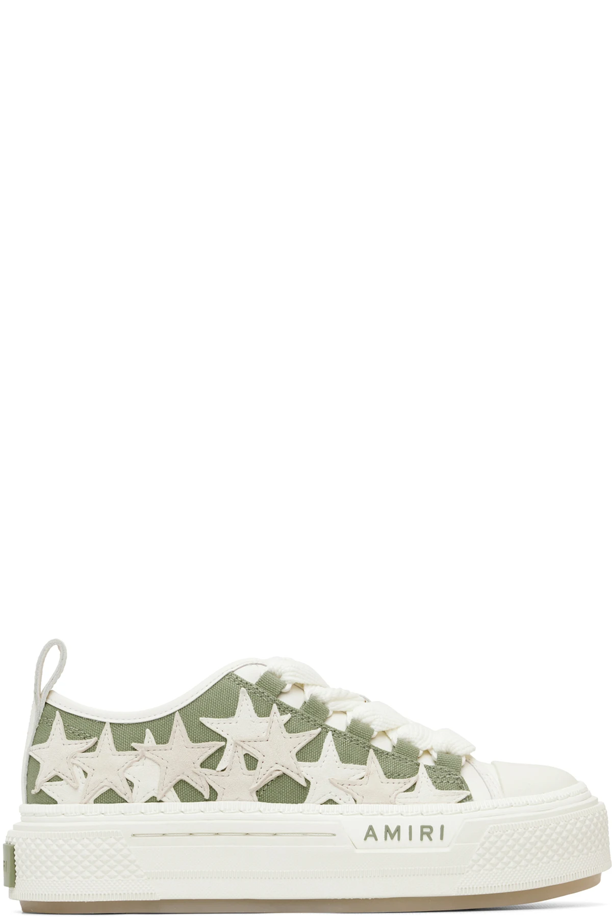 Green Stars Court Low Sneakers