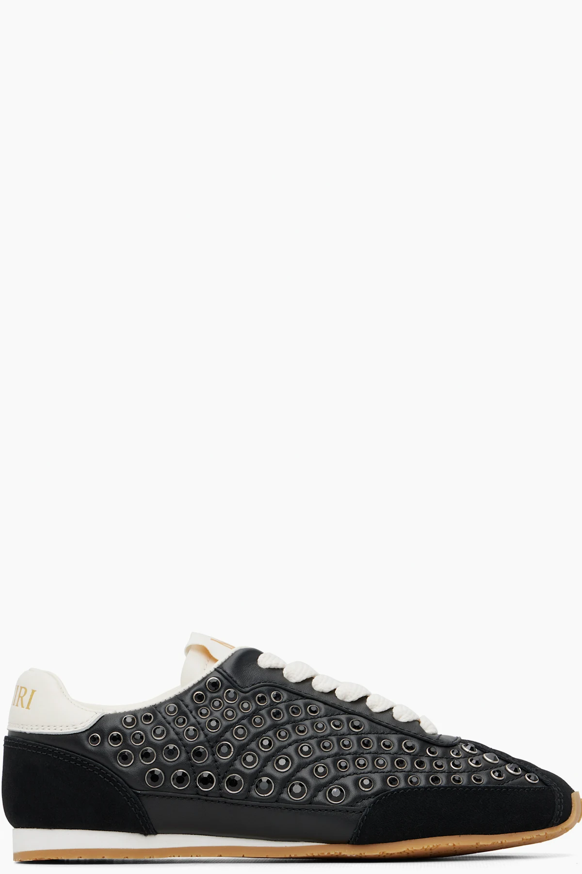 Black Stud Pacific Flat Sneakers